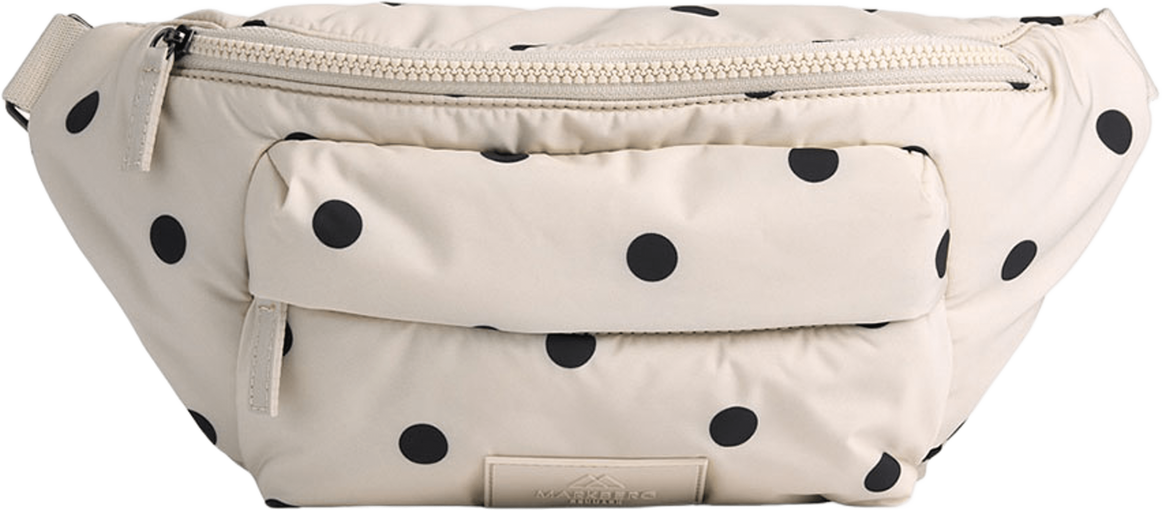Fame Bum Bag Recycled, från Markberg, i färgen Polka Dot, Creme. Klicka för att öppna bilden i stort format