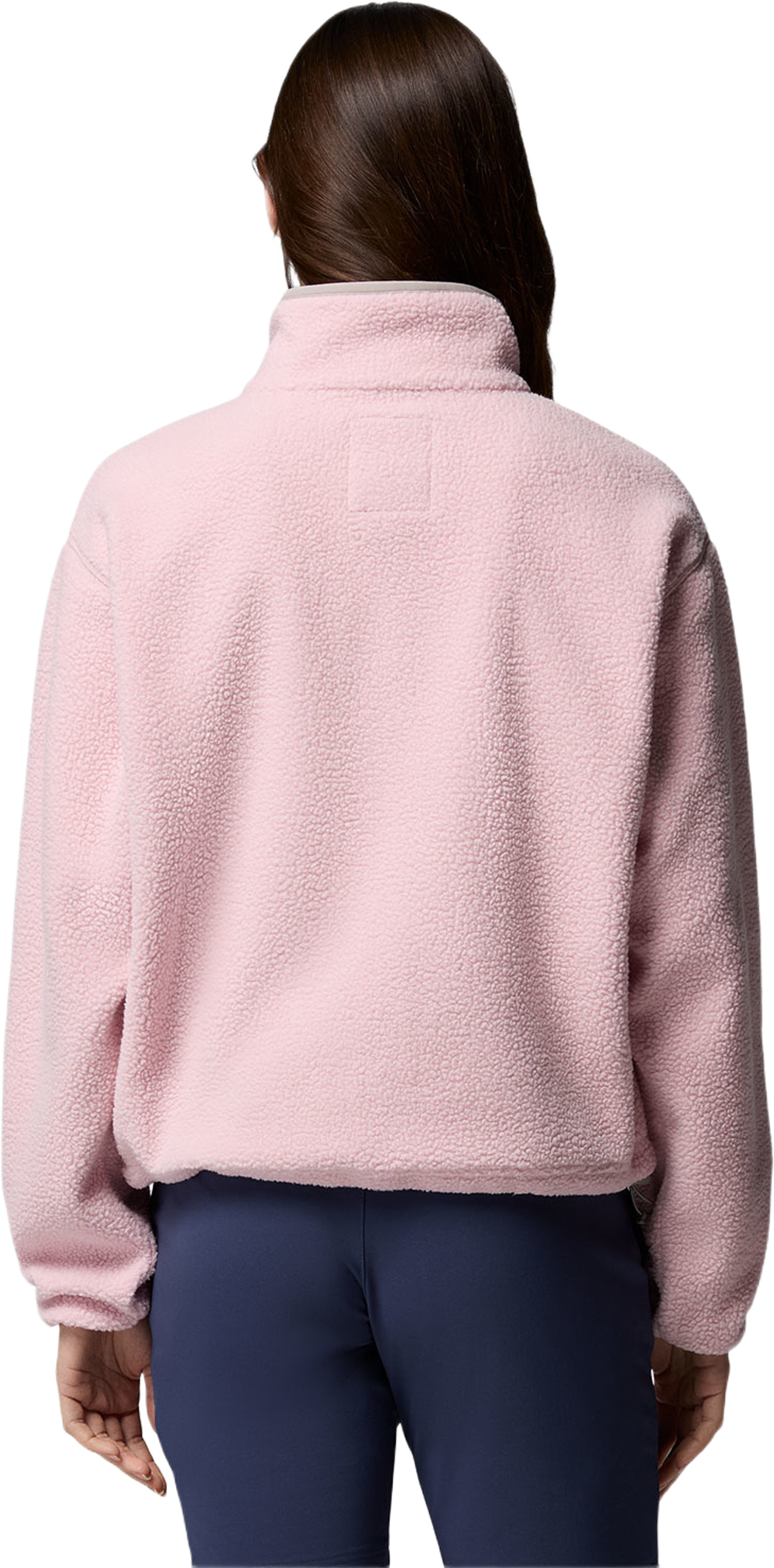 Columbia Sportswear Fleece Helvetia™ II Cropped Half Snap Fleece, från Columbia, i färgen Pink Agate Pep. Klicka för att öppna bilden i stort format