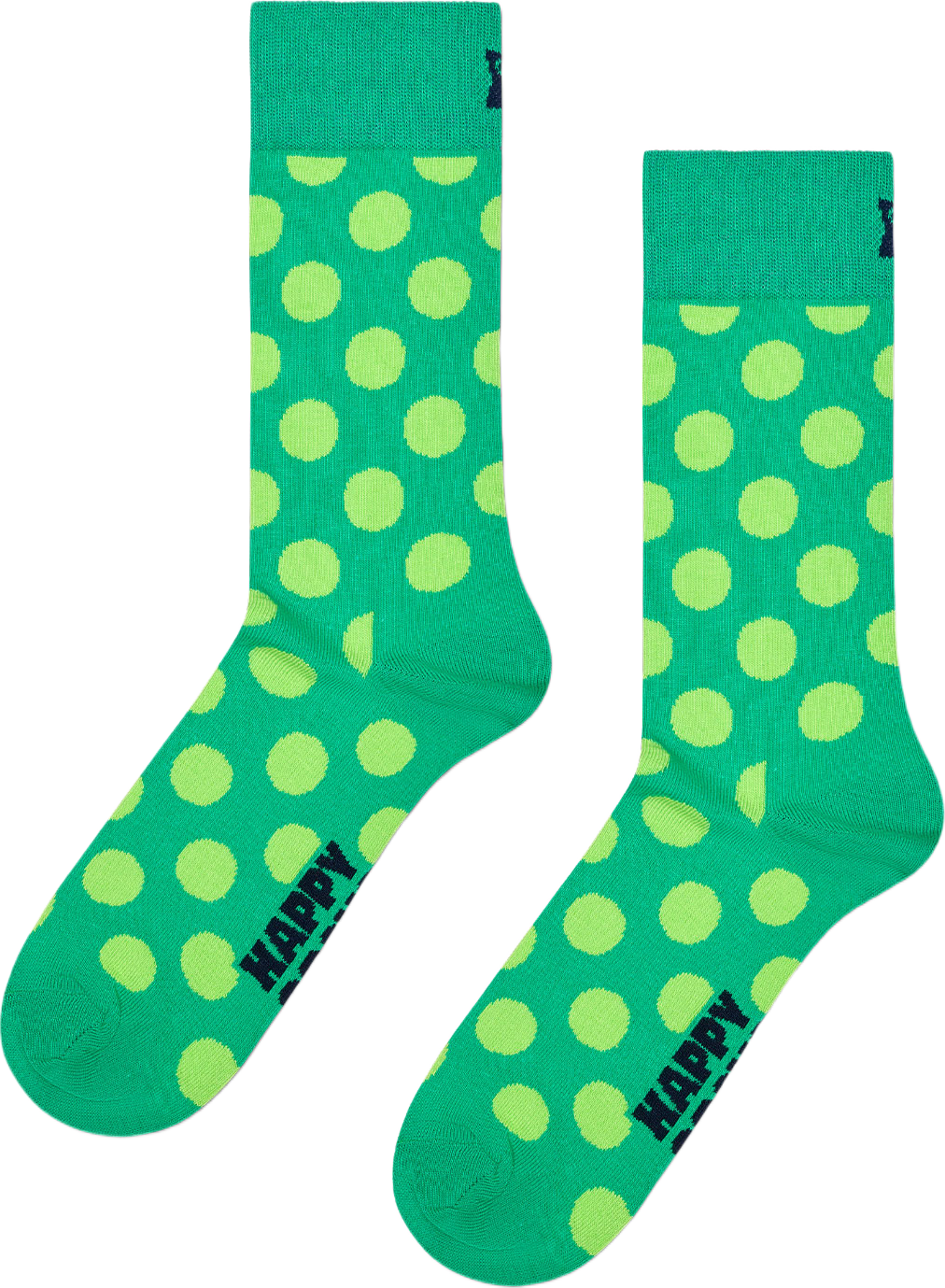 Big Dot Sock, från Happy Socks, i färgen Green. Klicka för att öppna bilden i stort format