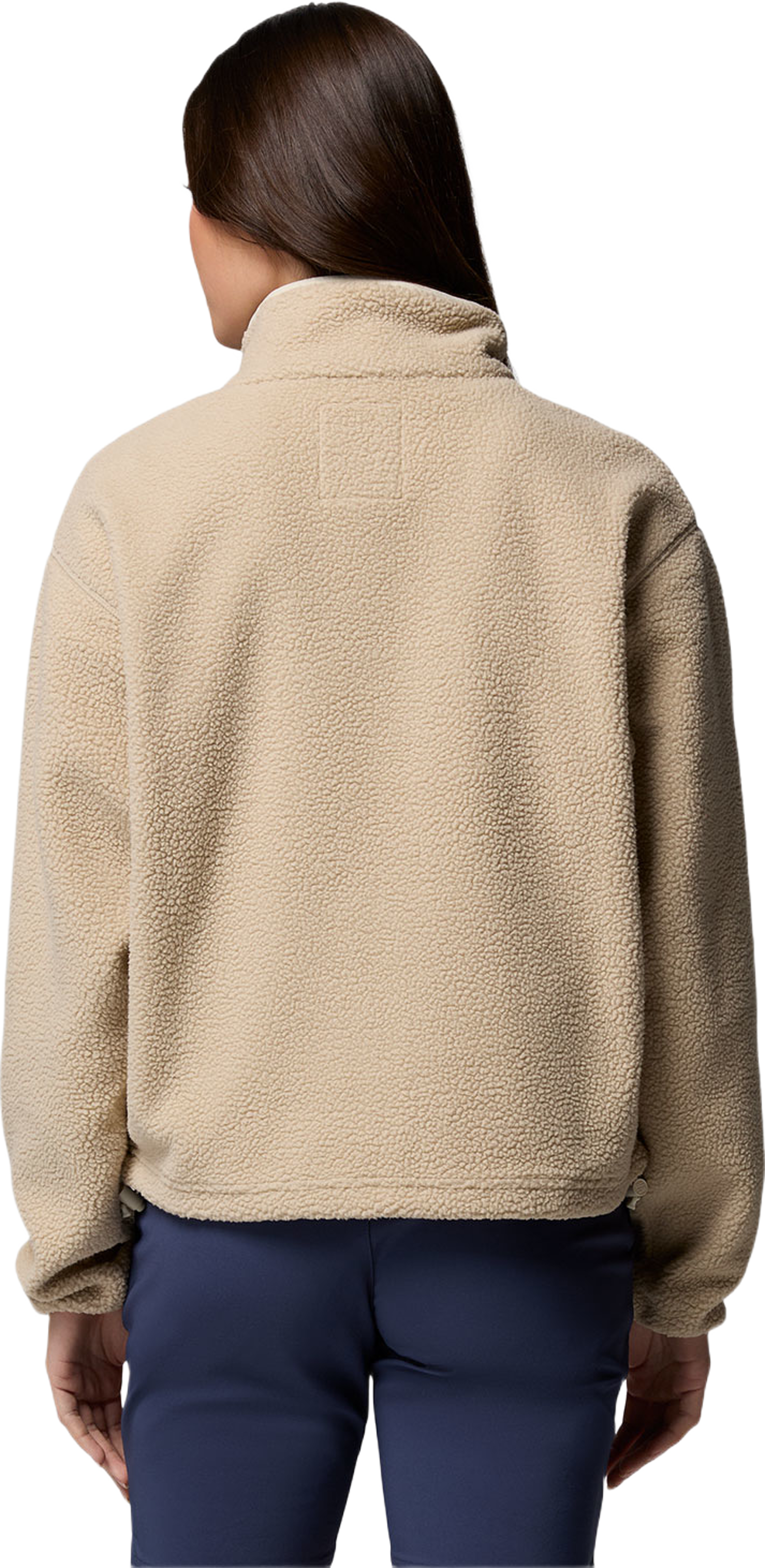 Columbia Sportswear Fleece Helvetia™ II Cropped Half Snap Fleece, från Columbia, i färgen Ancient Fossil. Klicka för att öppna bilden i stort format