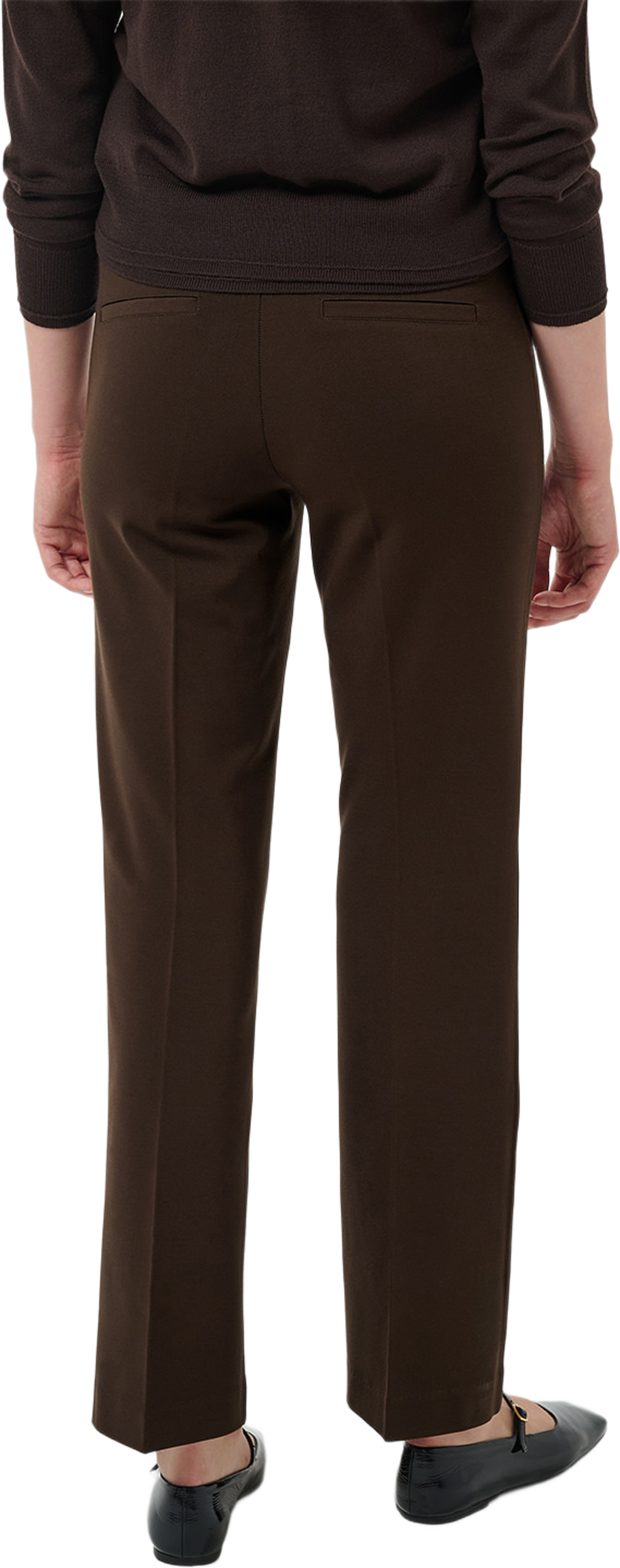 PontaPW Straight jersey pants, från Part Two, i färgen Mole'. Klicka för att öppna bilden i stort format