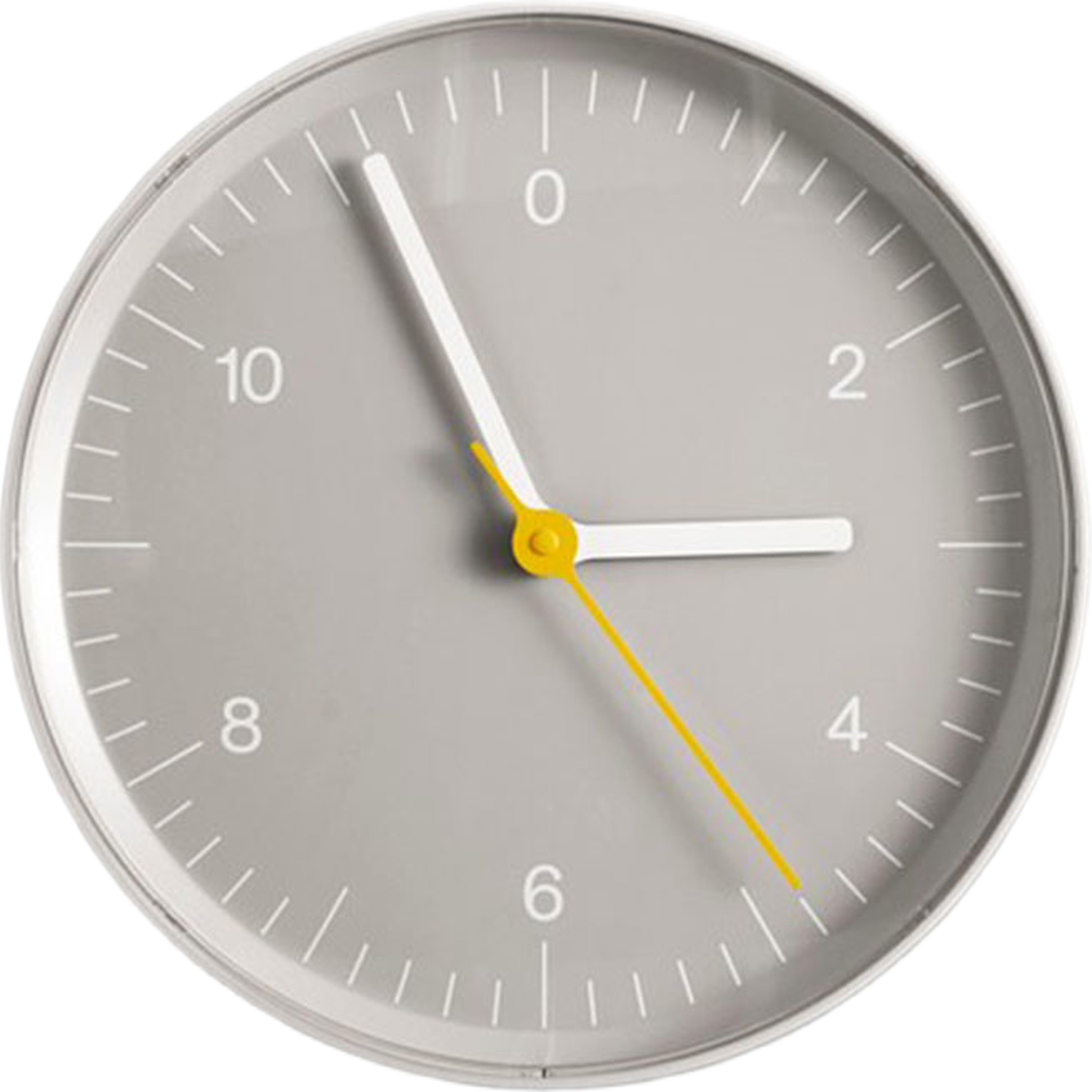 Wall Clock, från HAY, i färgen Grey. Klicka för att öppna bilden i stort format