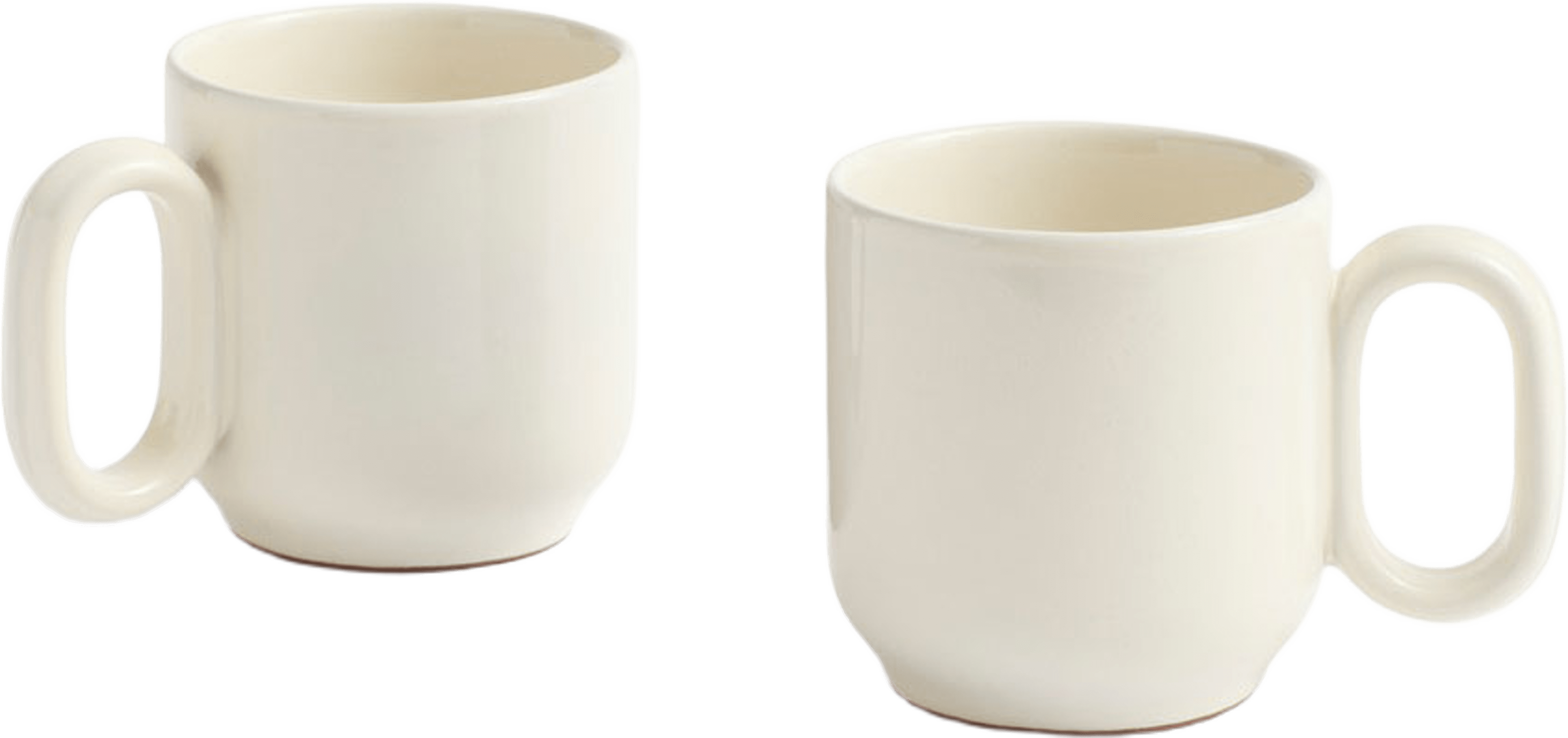Barro Cup Set of 2, från HAY, i färgen Off-white. Klicka för att öppna bilden i stort format