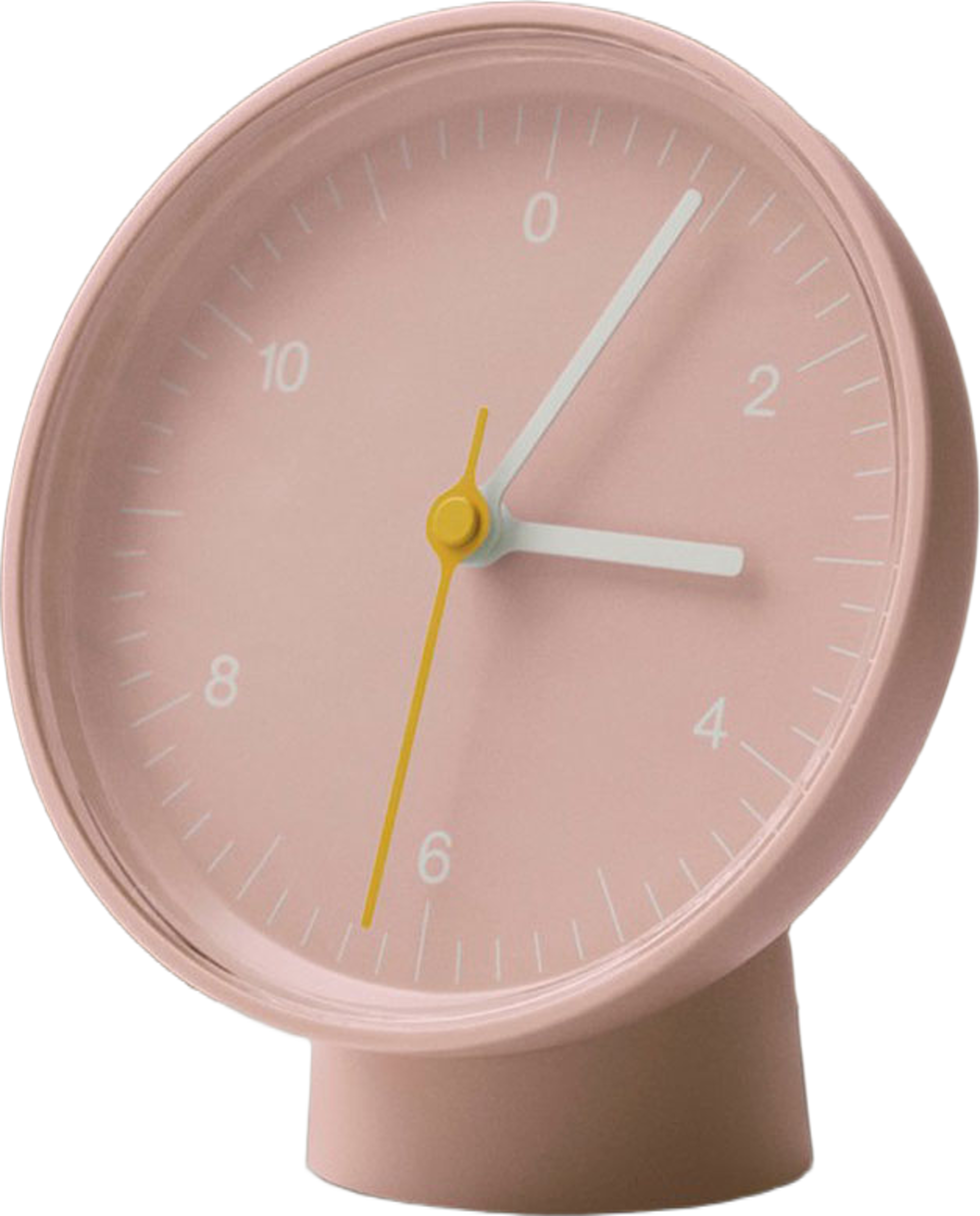 Table Clock, från HAY, i färgen Pink. Klicka för att öppna bilden i stort format