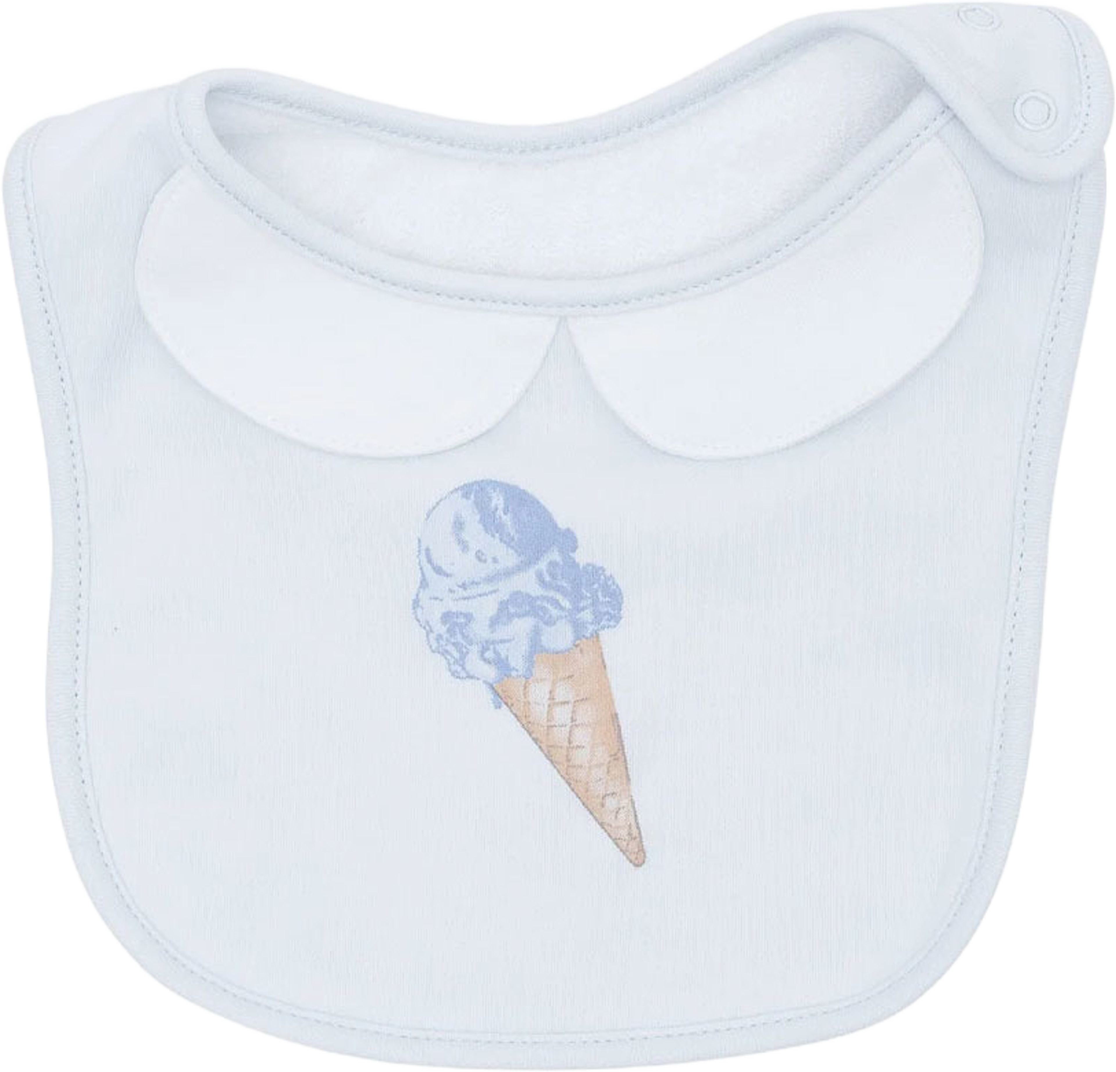 Ice Cream Collar Bib, från Livly, i färgen Blue. Klicka för att öppna bilden i stort format