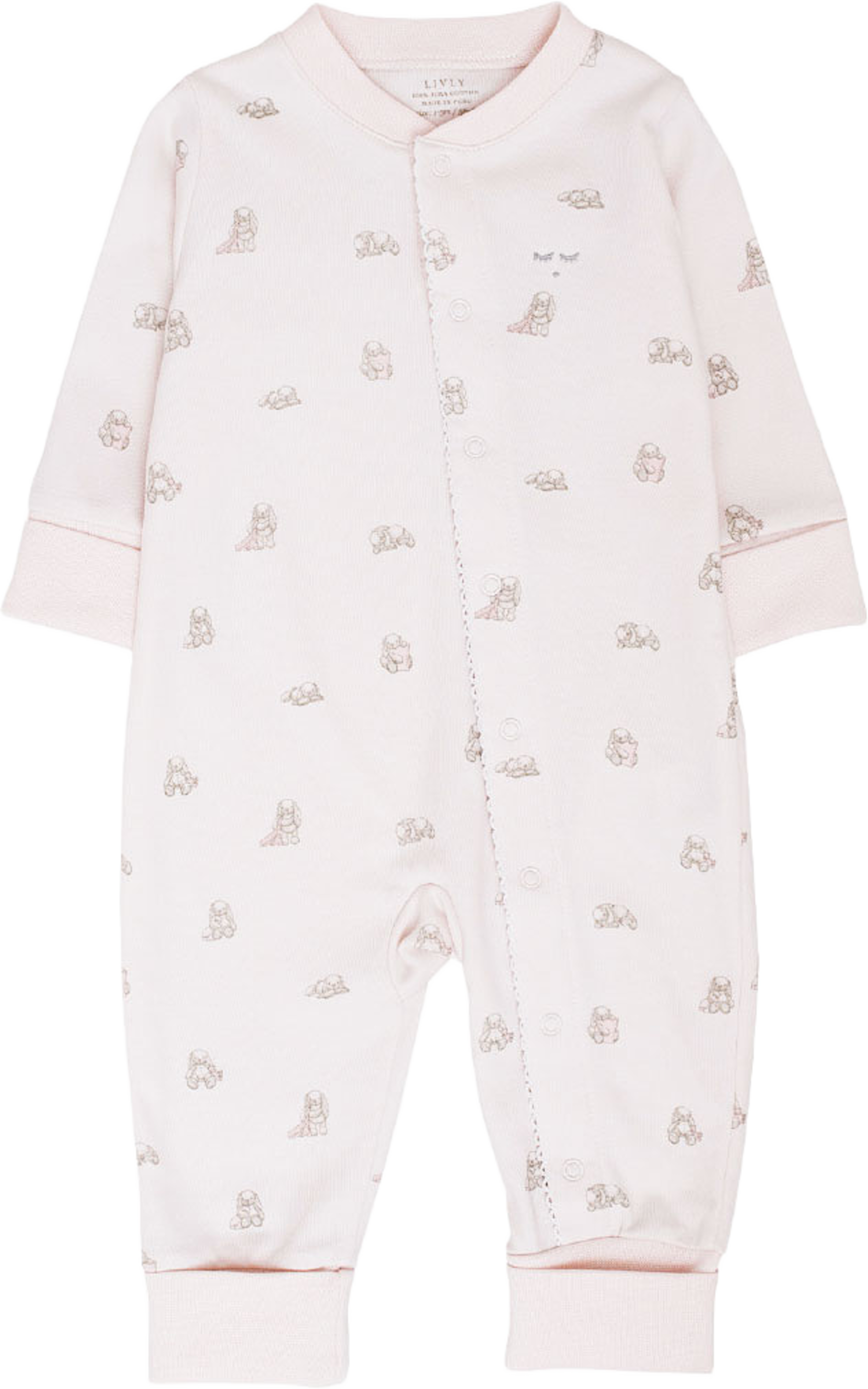 Snuggle Bunny Marley Overall, från Livly, i färgen Pink. Klicka för att öppna bilden i stort format