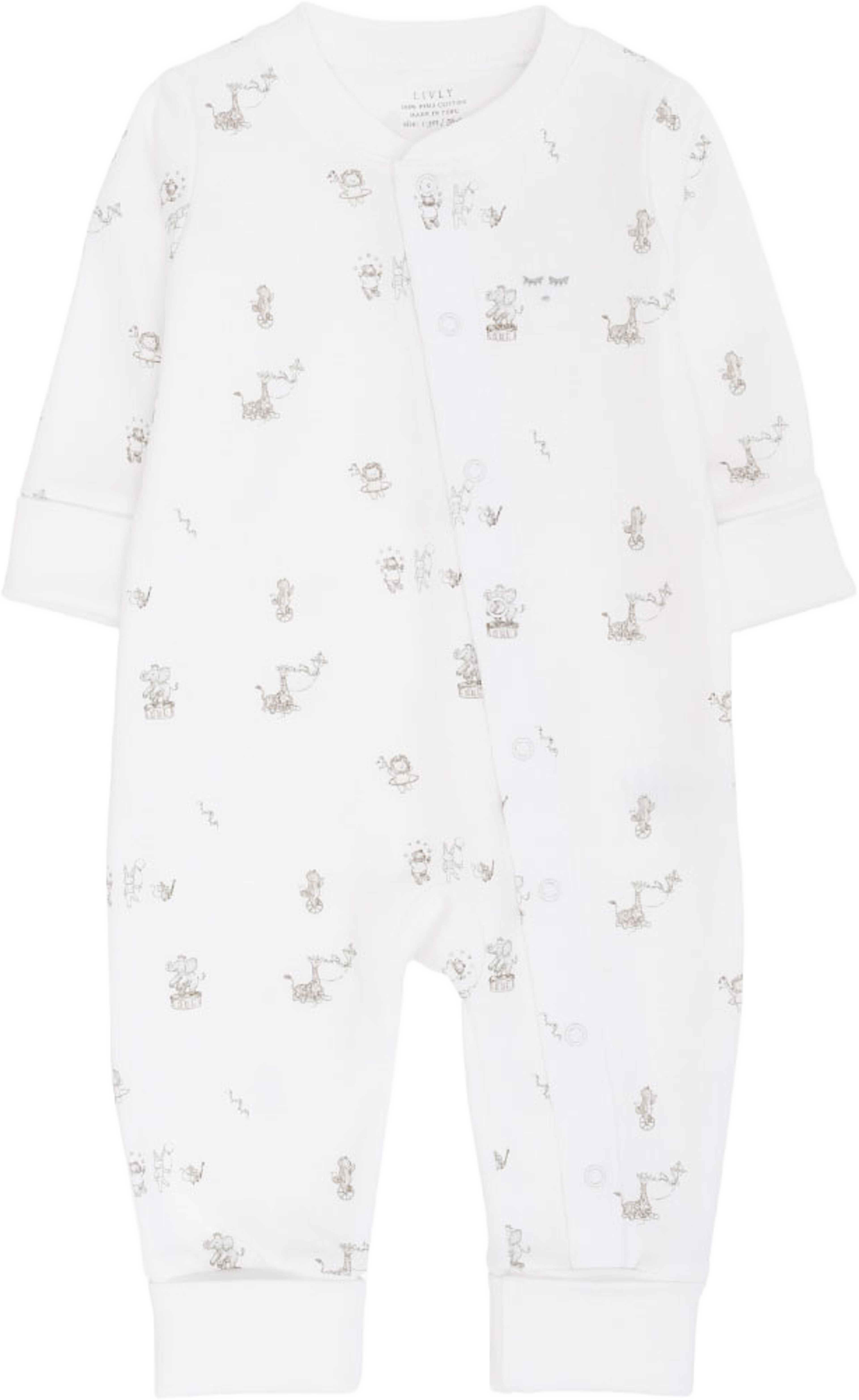 Celebration Parade Overall, från Livly, i färgen White. Klicka för att öppna bilden i stort format