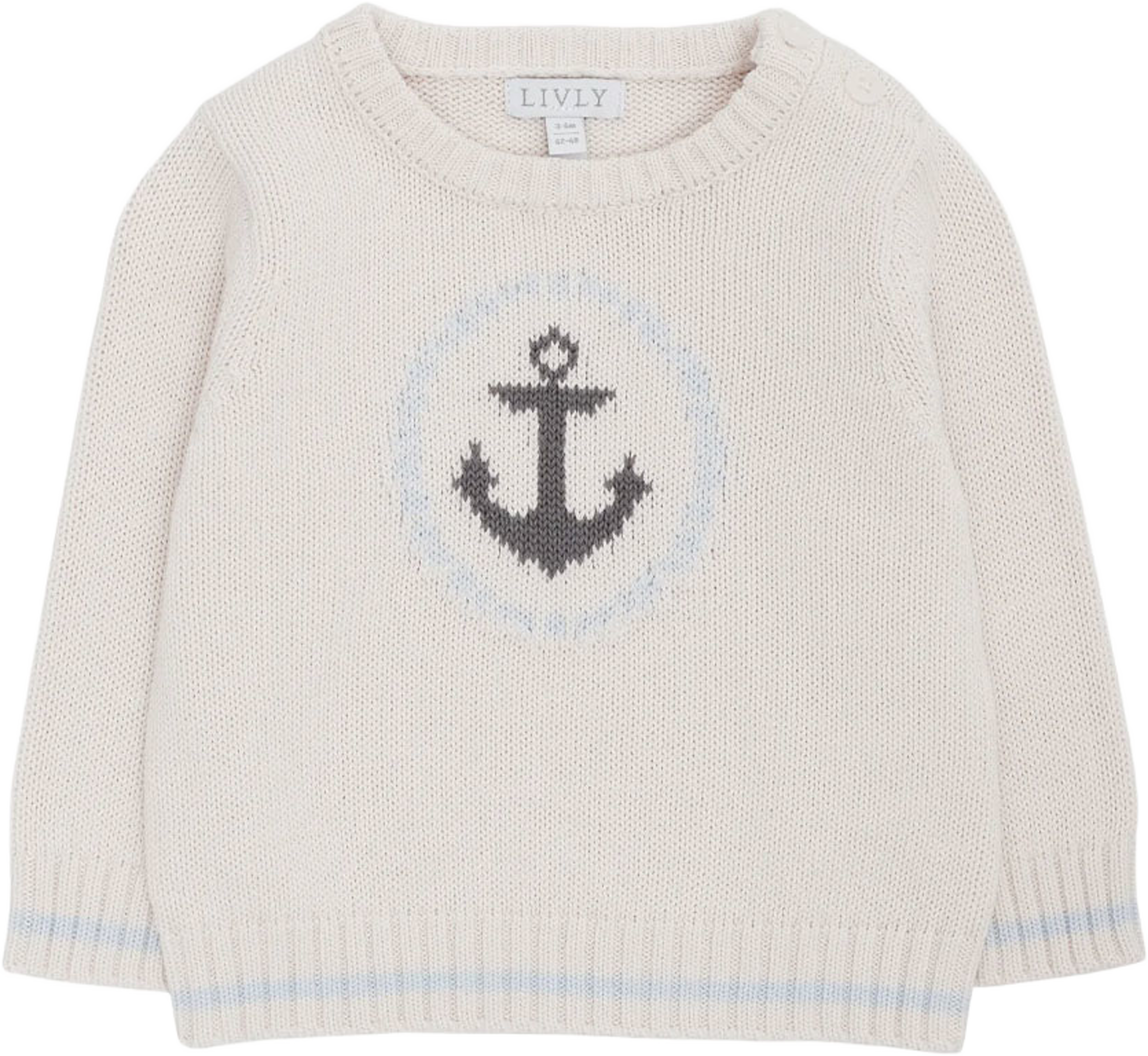 Sailor Sweater, från Livly, i färgen White Sand. Klicka för att öppna bilden i stort format