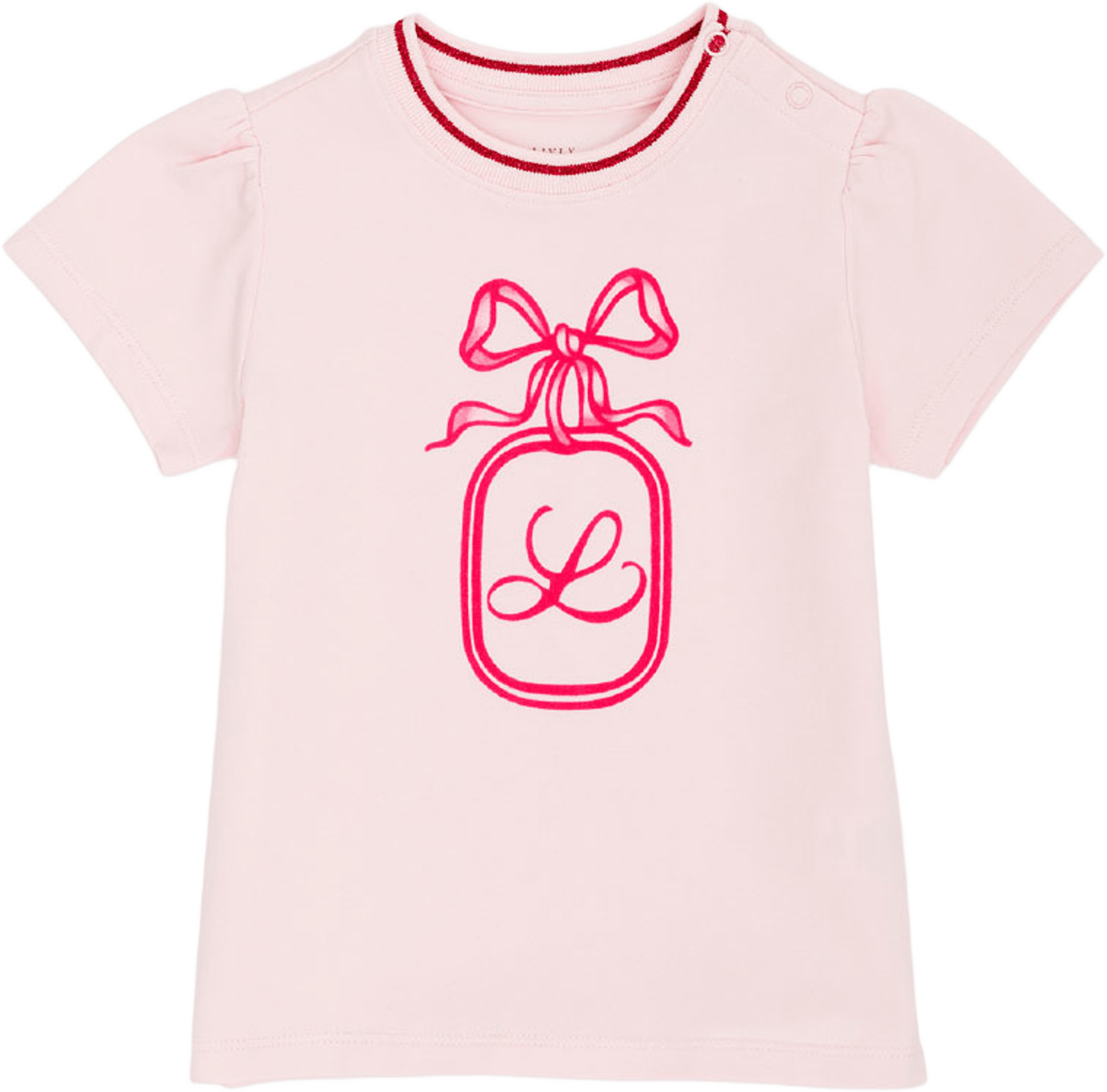Bow Wreath Ellie T-shirt, från Livly, i färgen Pink. Klicka för att öppna bilden i stort format