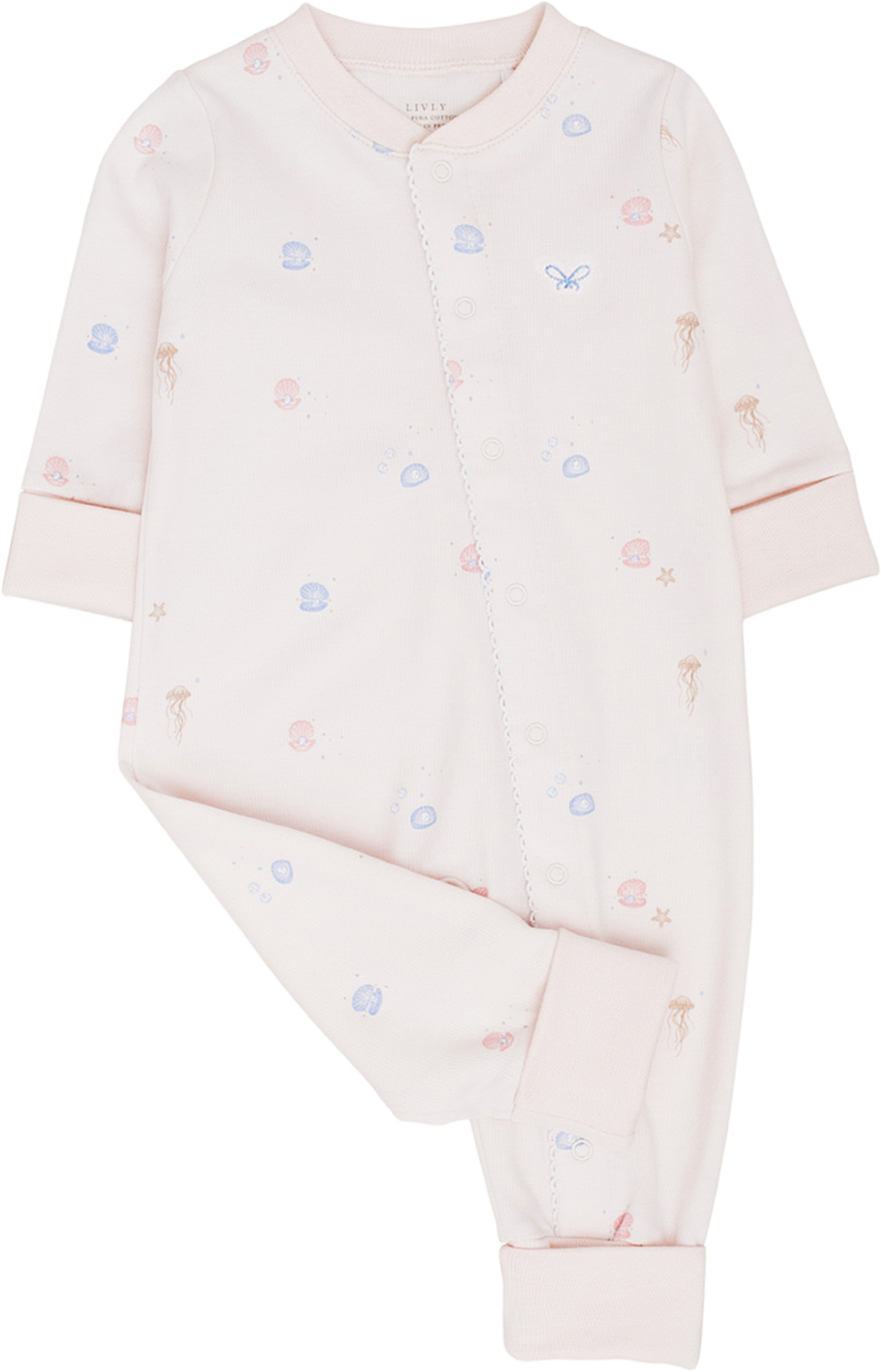 Pearls Overall, från Livly, i färgen Pink. Klicka för att öppna bilden i stort format