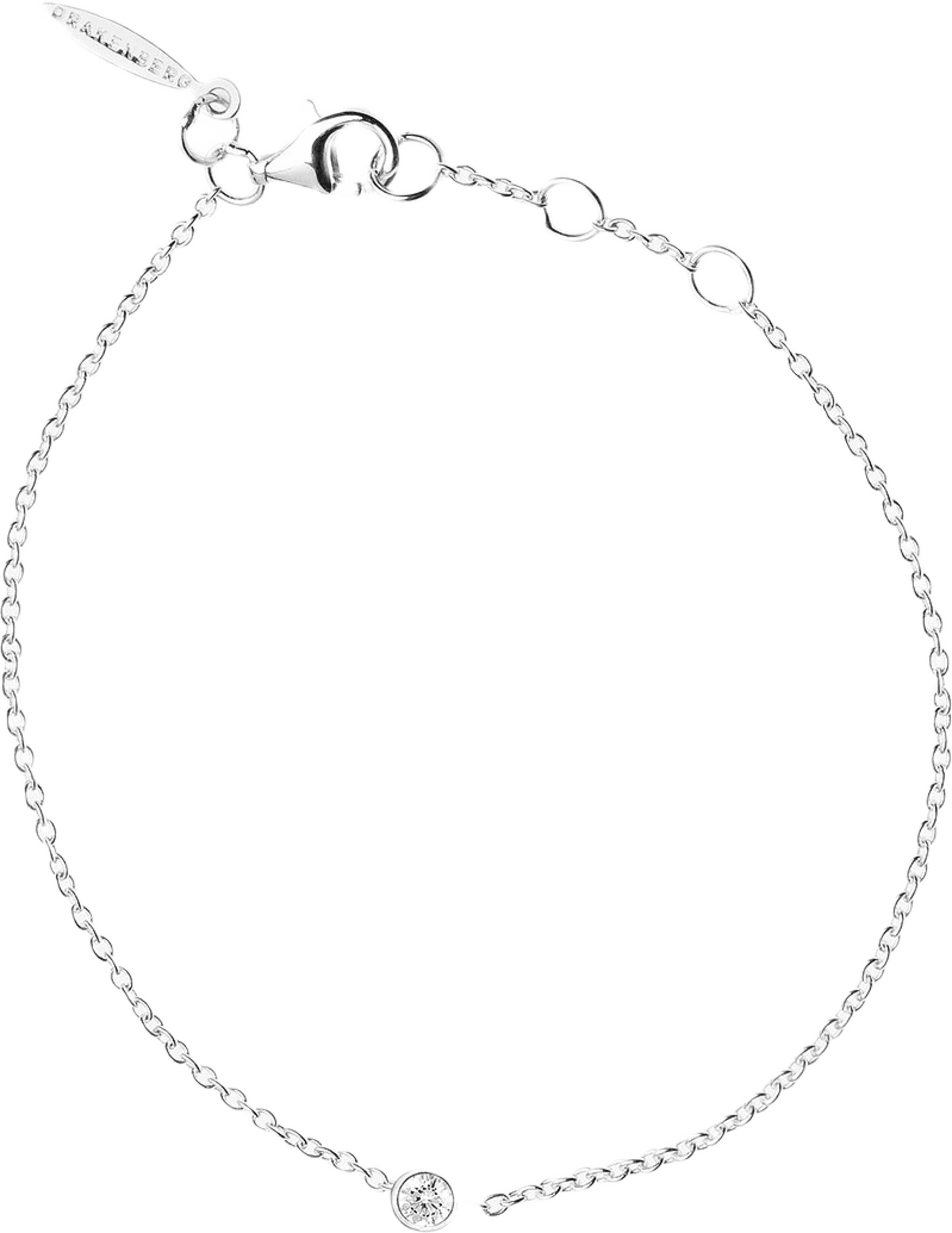 Hope single bracelet, från Drakenberg Sjölin, i färgen Silver. Klicka för att öppna bilden i stort format