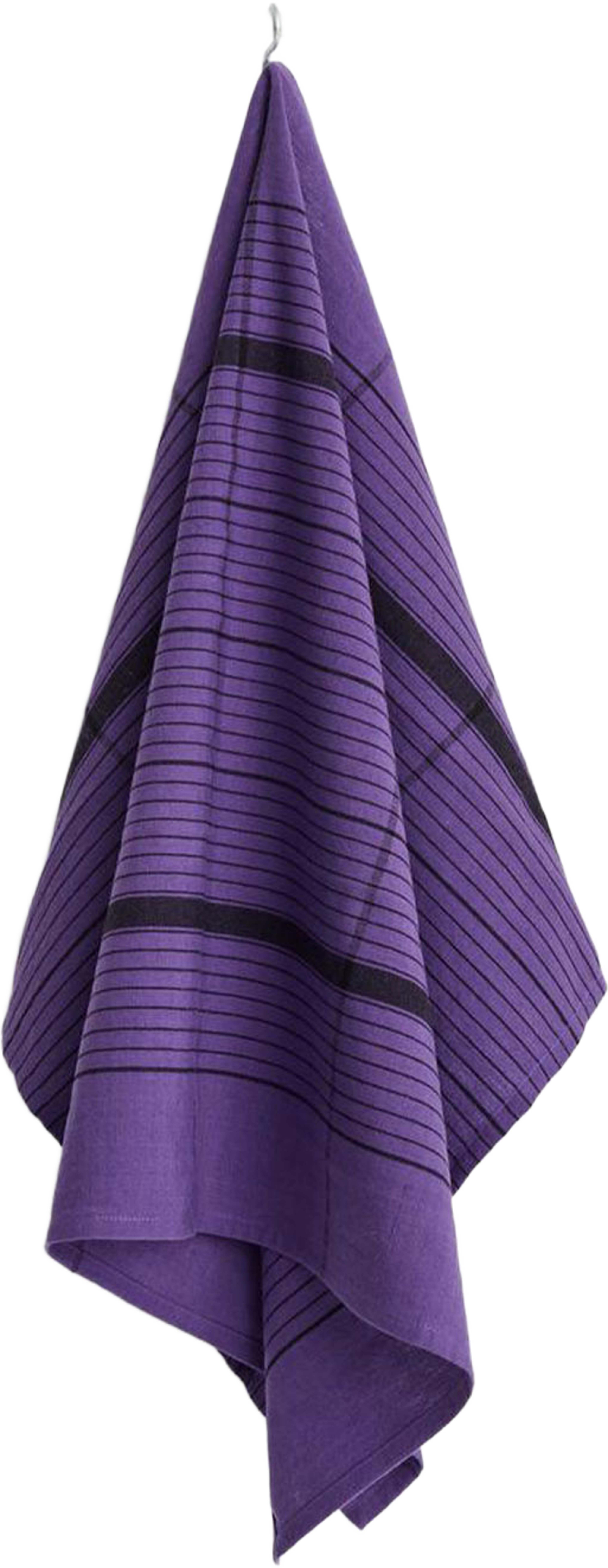 Linear Tea Towel, från HAY, i färgen Purple. Klicka för att öppna bilden i stort format