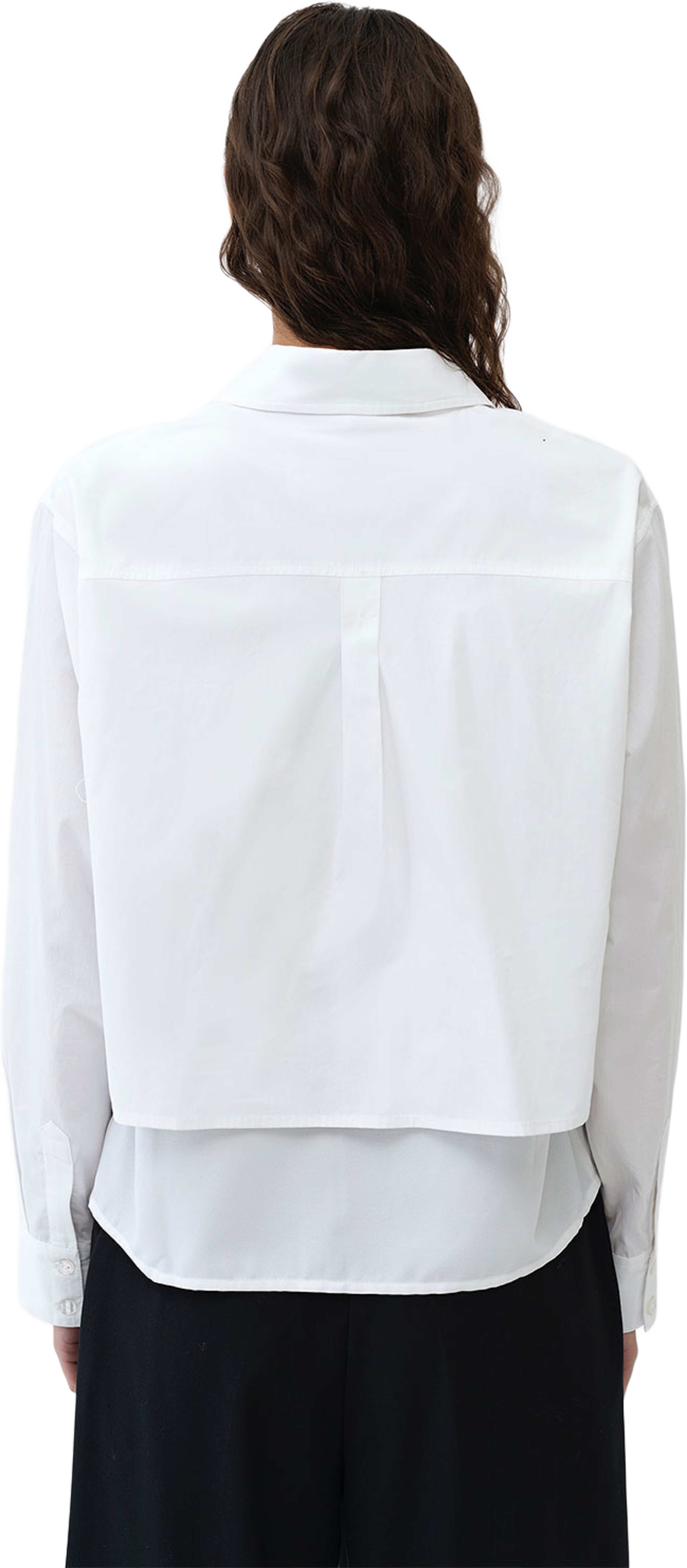 Cambria Milla Mix Layered Shirt, från French Connection, i färgen Linen White. Klicka för att öppna bilden i stort format