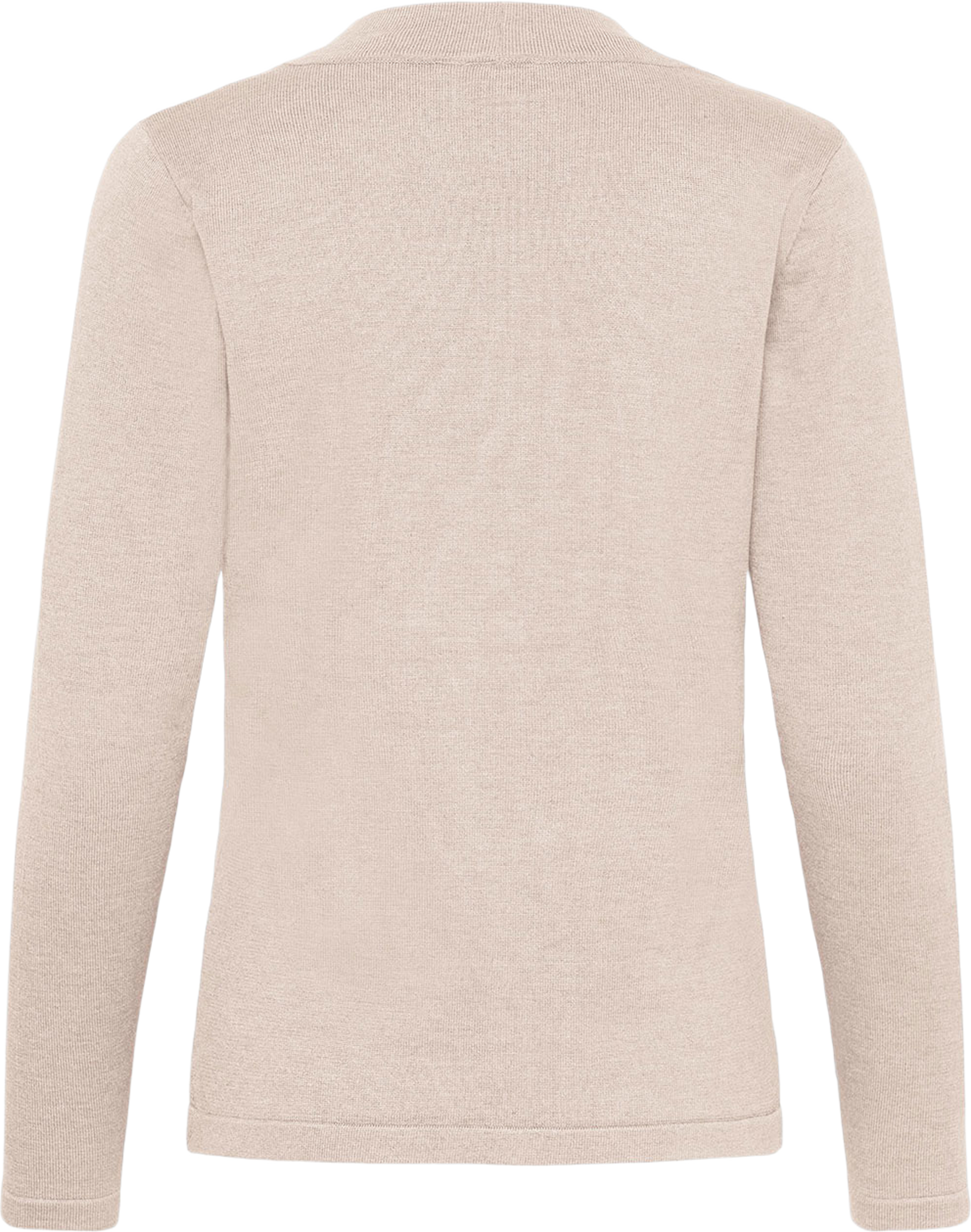 MilaSZ Tie Cardigan, från Saint Tropez, i färgen Gray Morn Melange. Klicka för att öppna bilden i stort format