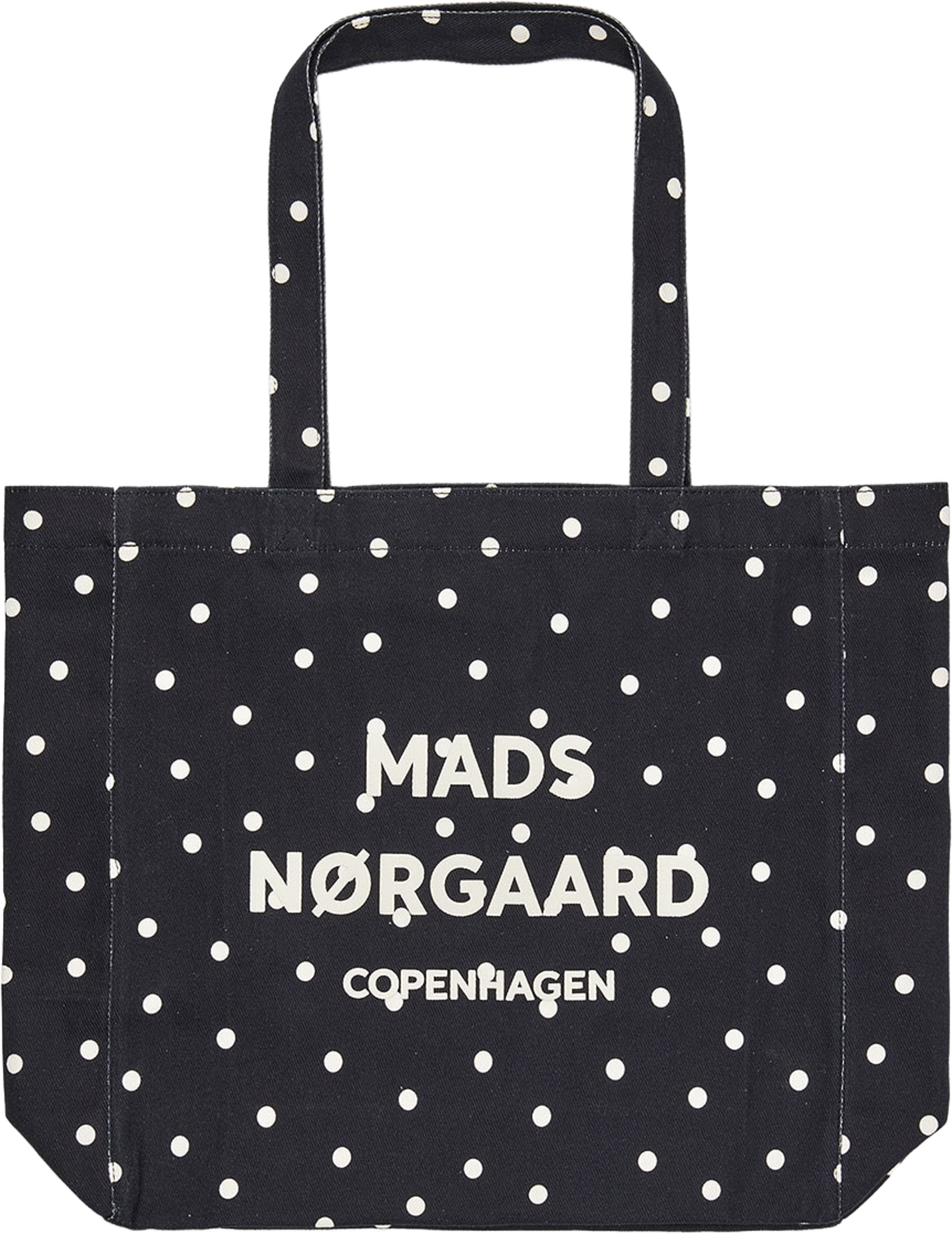 Boutiqno Athene AOP Bag, från Mads Nørgaard, i färgen Dot Aop Black. Klicka för att öppna bilden i stort format