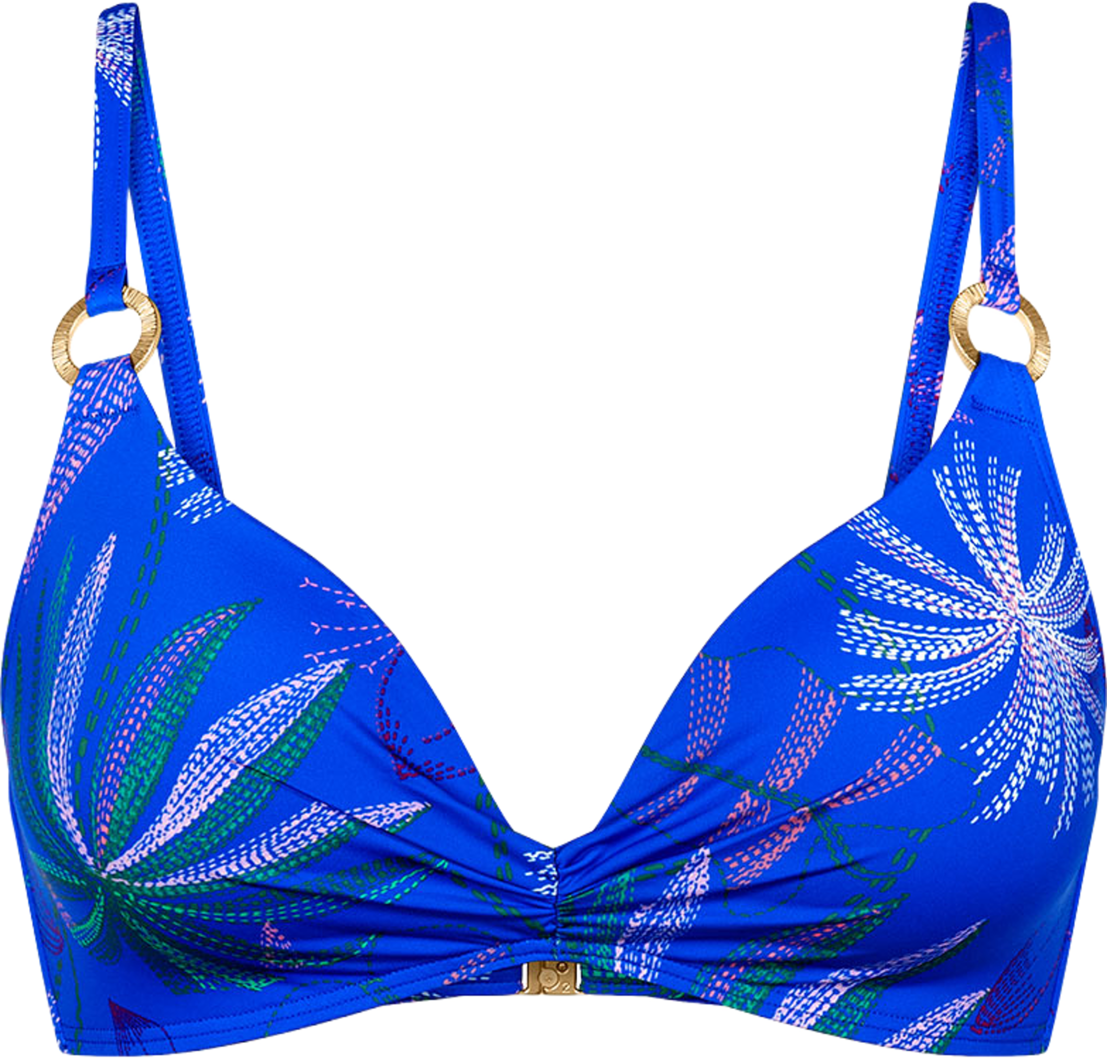 Summer Tropics P 01, från Triumph, i färgen Blue Combination. Klicka för att öppna bilden i stort format