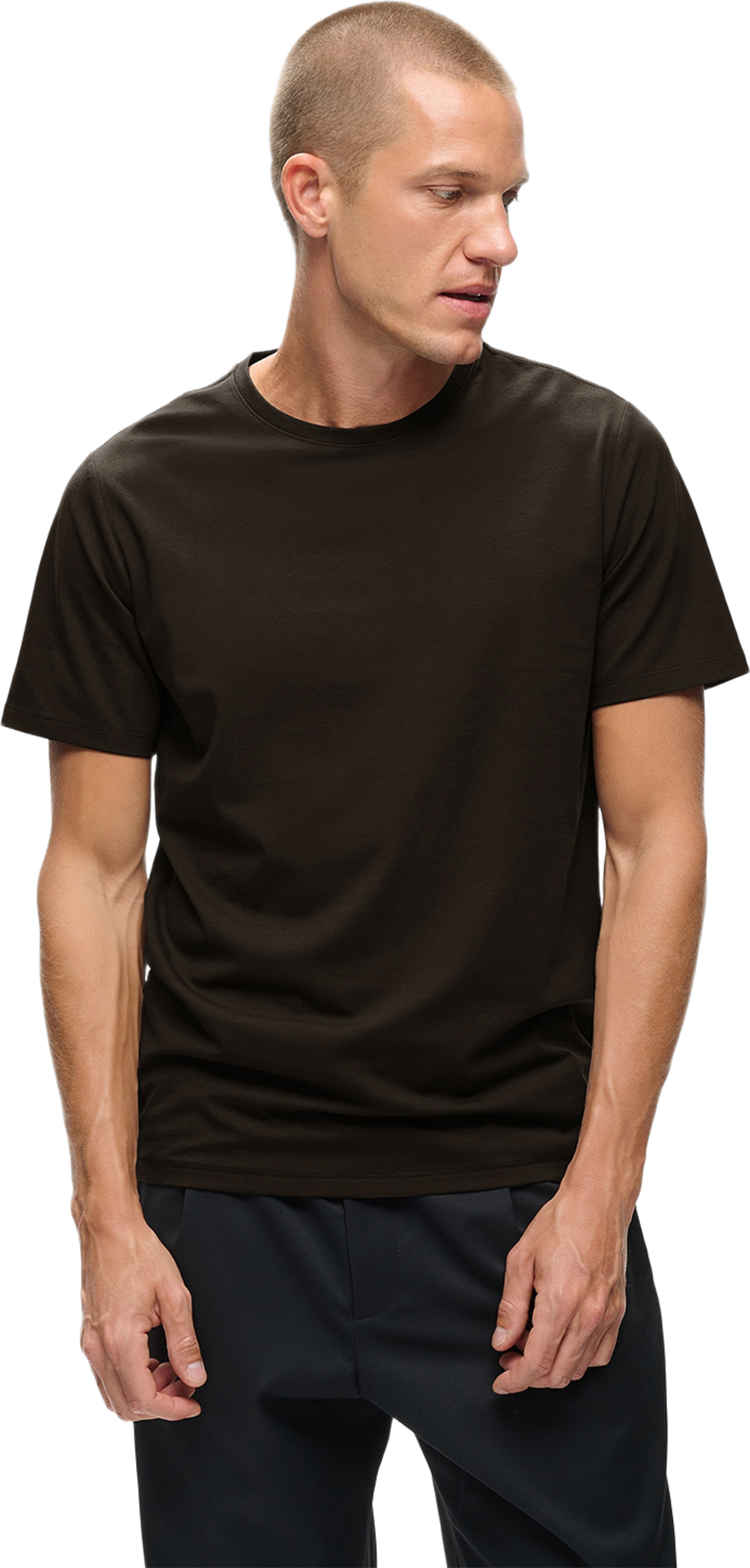 Jermalink T-shirt, från Matinique, i färgen Chocolate Torte. Klicka för att öppna bilden i stort format