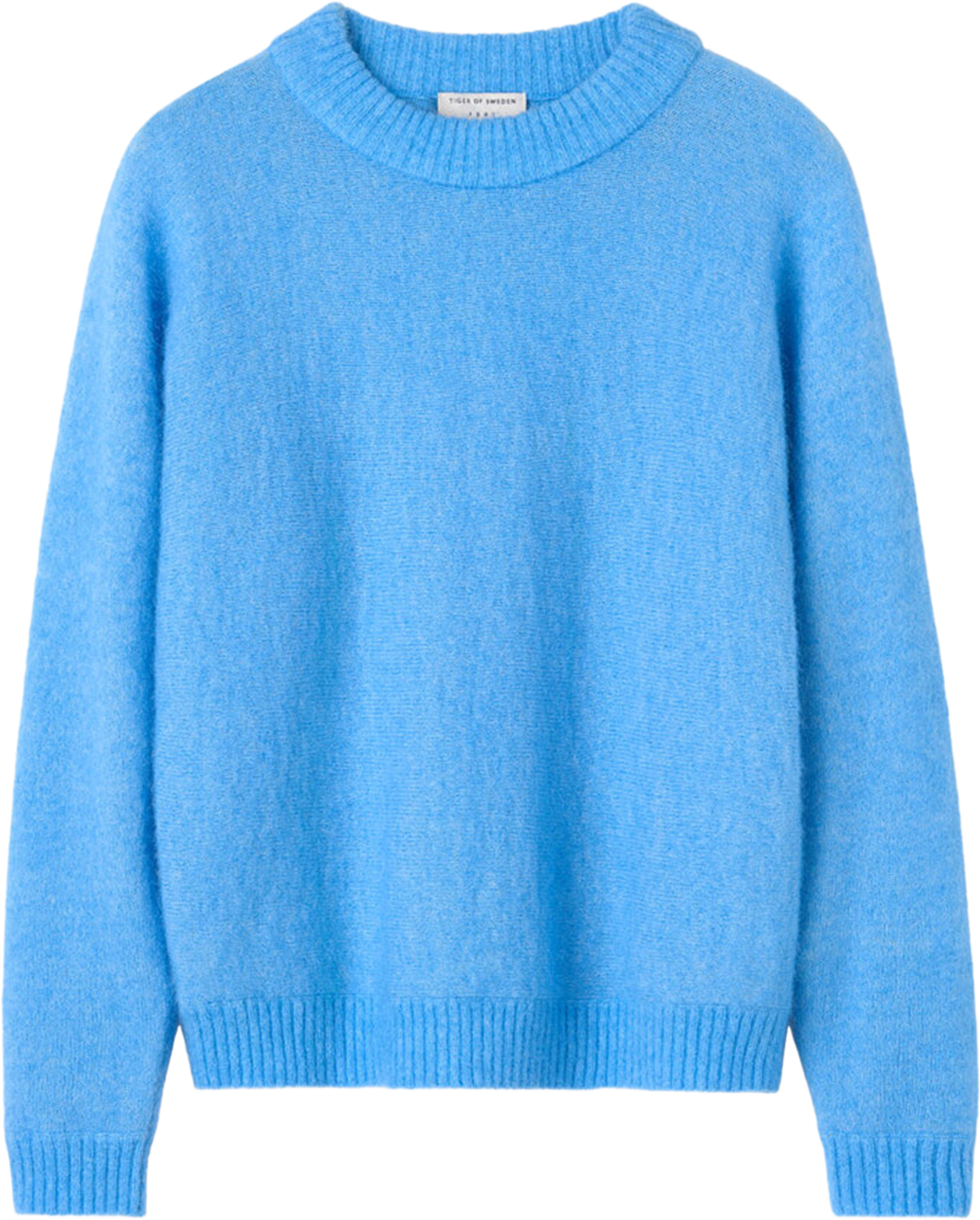 Gwynn RWS Stickad Merino Tröja, från Tiger of Sweden, i färgen Blue Orchid. Klicka för att öppna bilden i stort format