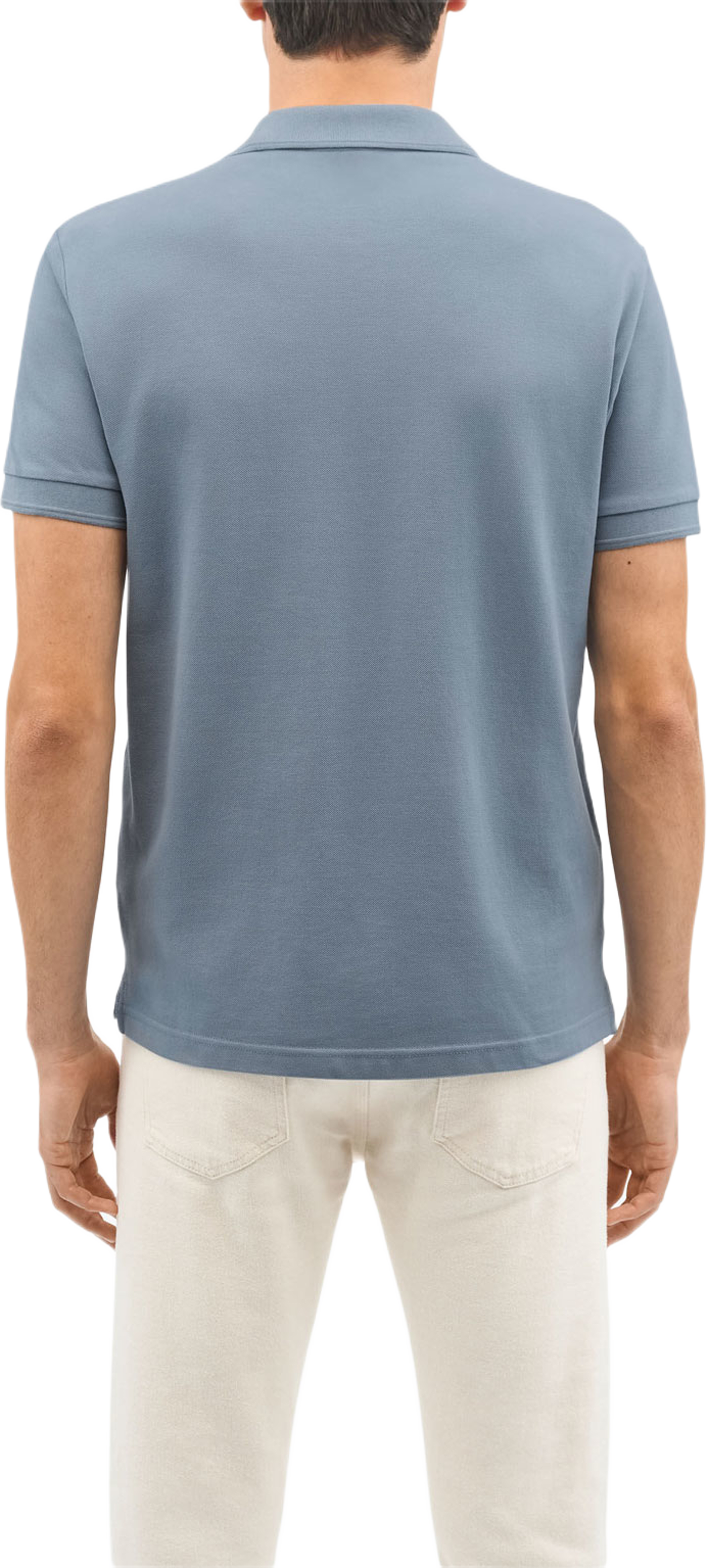 Darios Pikétröja i Bomull, från Tiger of Sweden, i färgen Dull Blue. Klicka för att öppna bilden i stort format