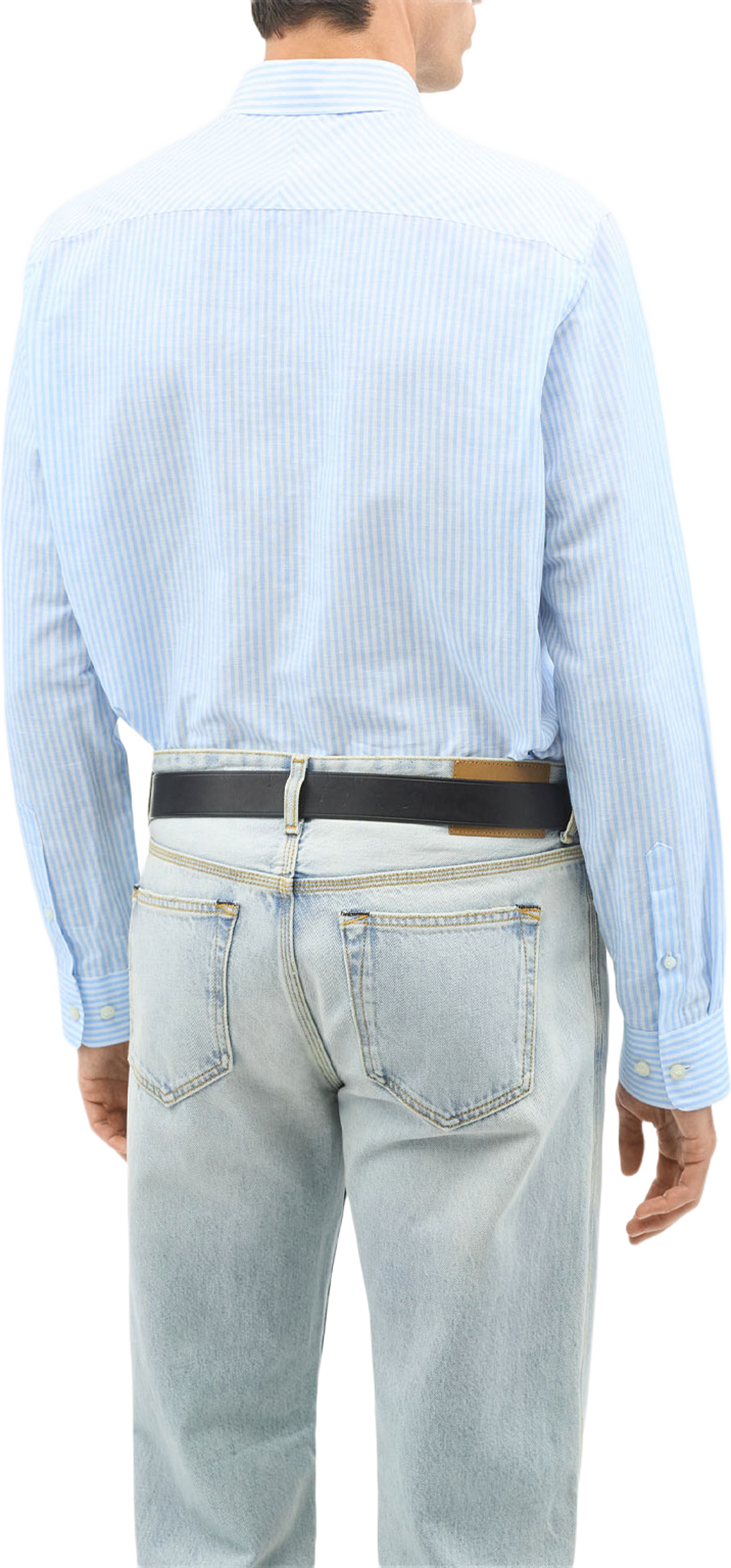 Björn BD Avslappnad Skjorta, från Tiger of Sweden, i färgen Heaven. Klicka för att öppna bilden i stort format