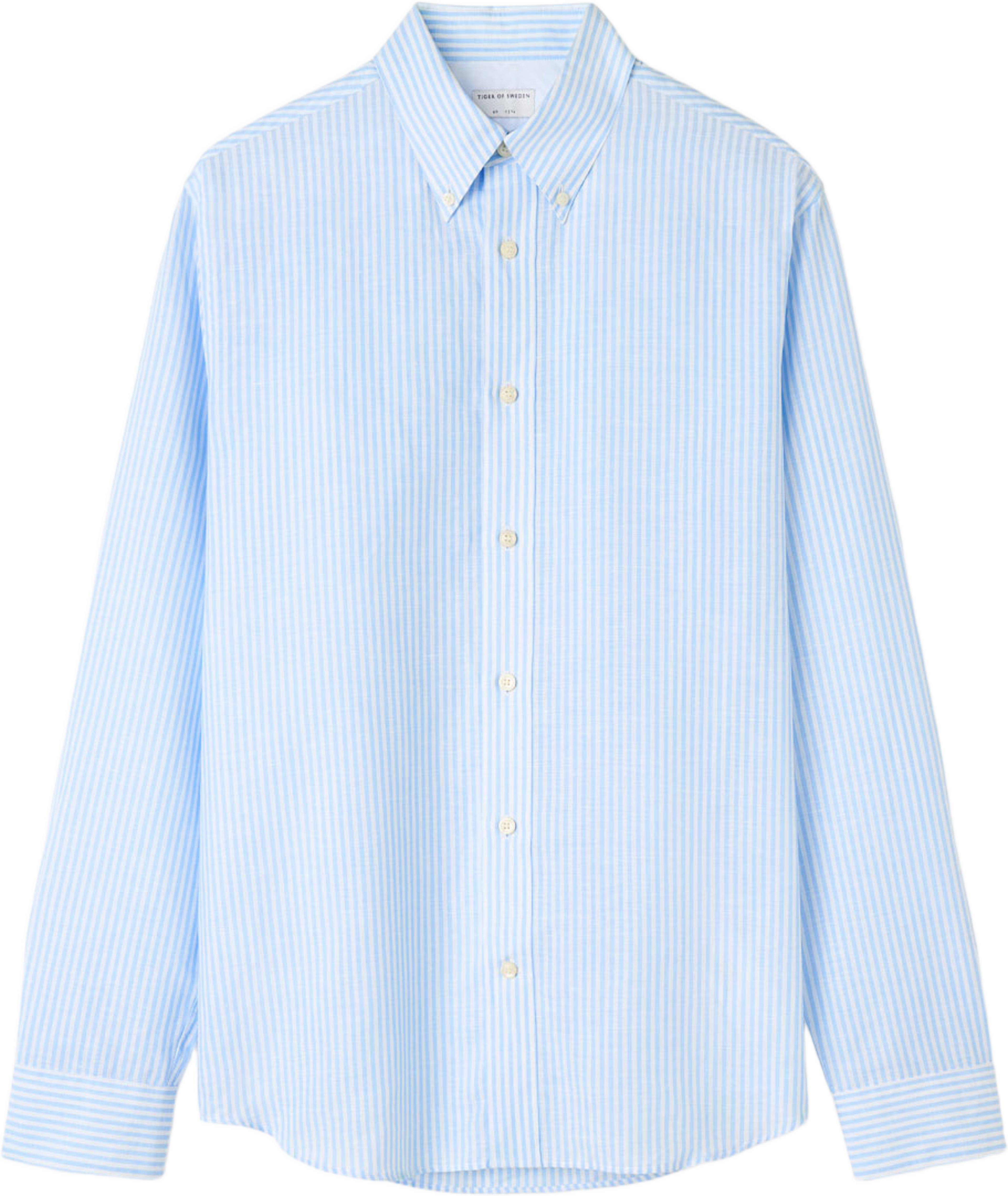 Björn BD Avslappnad Skjorta, från Tiger of Sweden, i färgen Heaven. Klicka för att öppna bilden i stort format