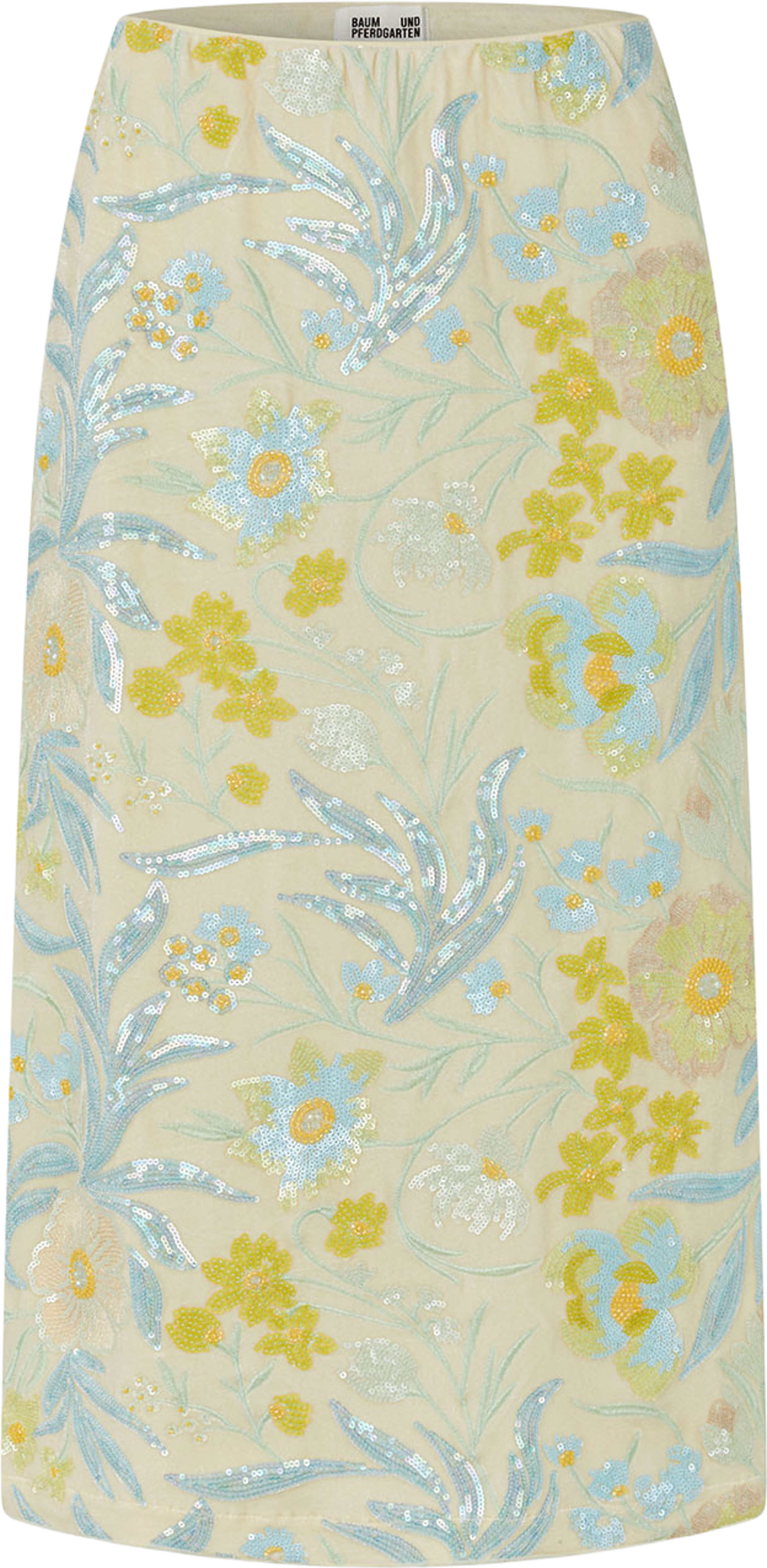 Jolette Skirt, från Baum und Pferdgarten, i färgen Pastel Sequins Flower. Klicka för att öppna bilden i stort format