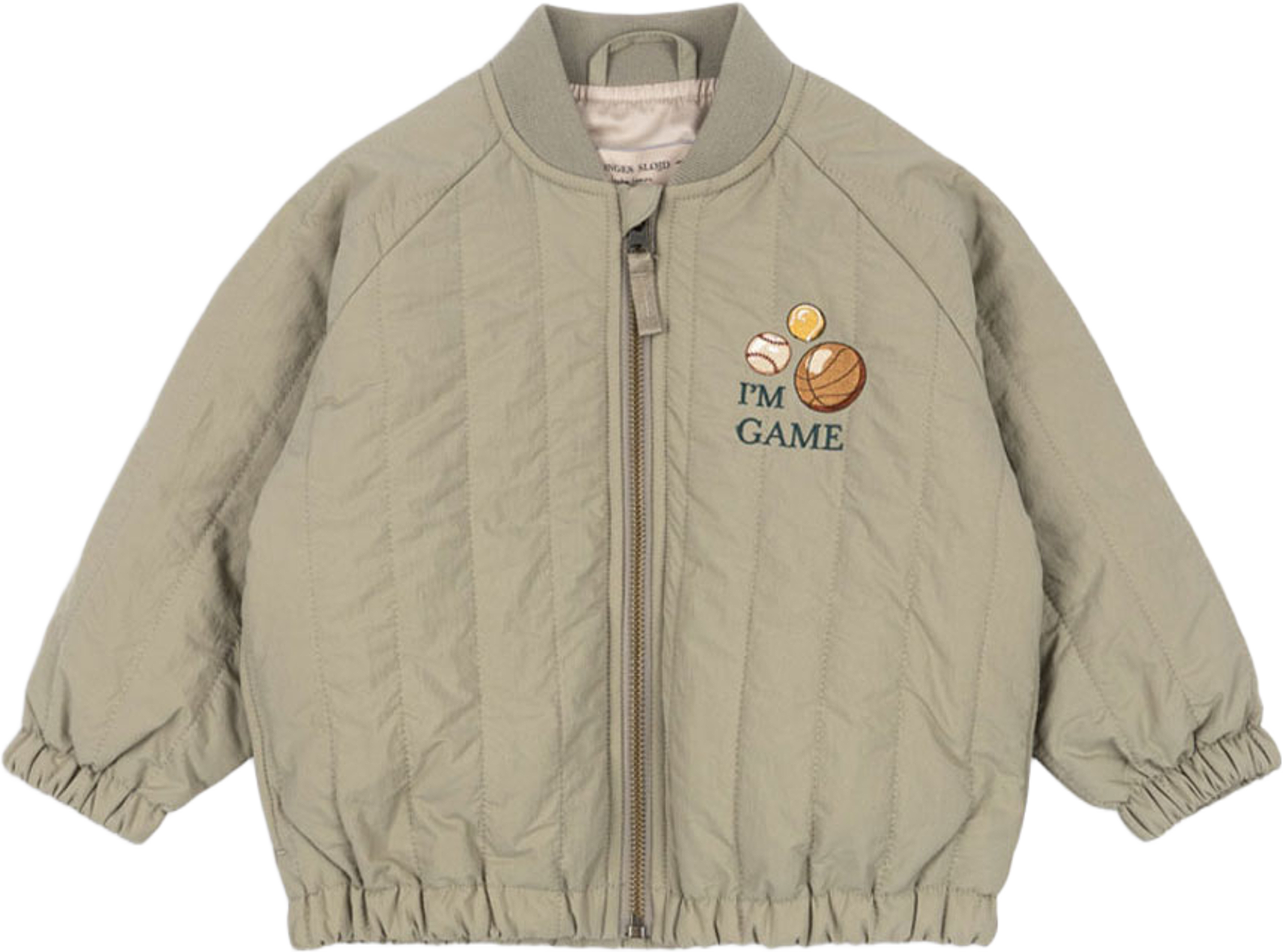 JUNO BOMBER JACKET, från Konges Sløjd, i färgen Laurel Oak. Klicka för att öppna bilden i stort format