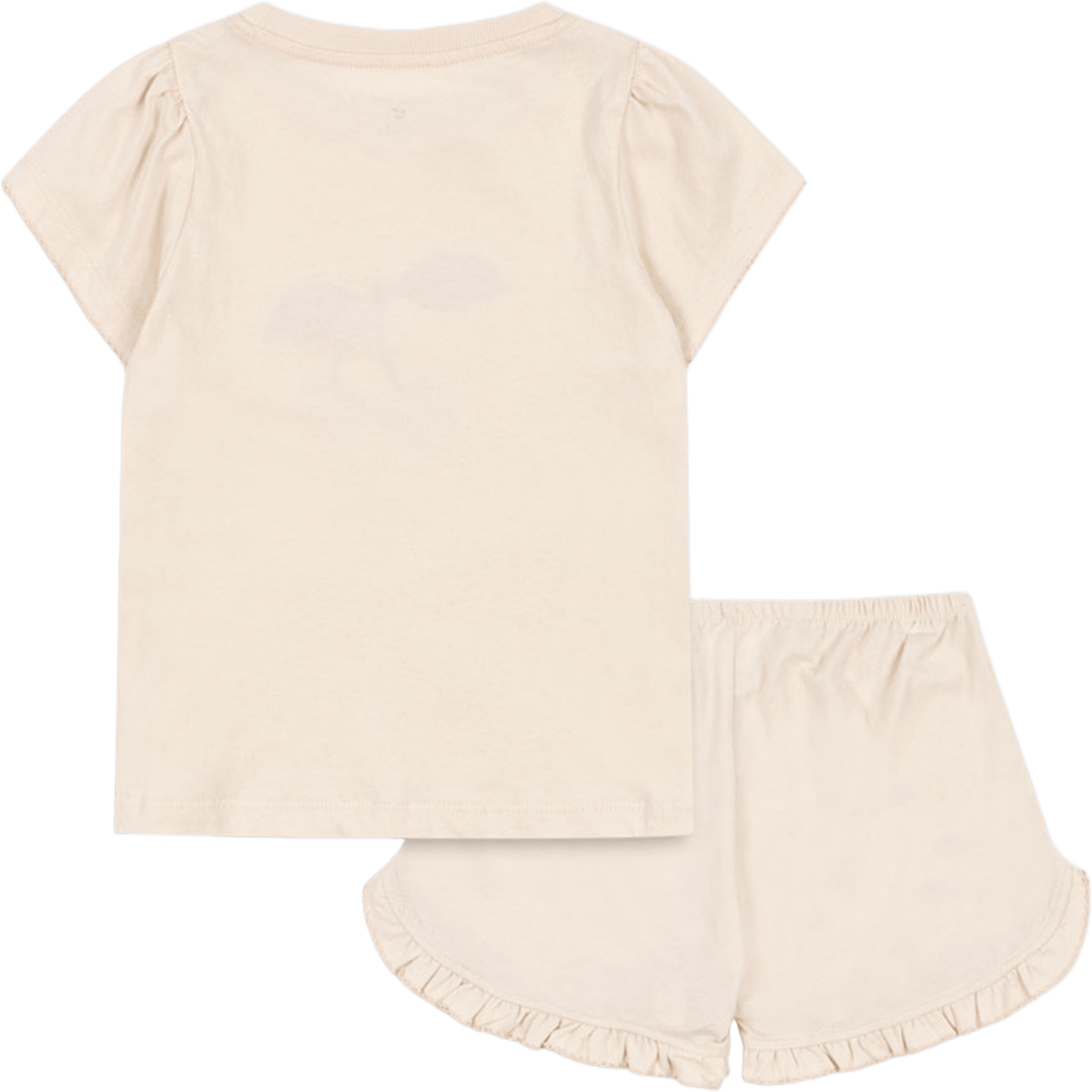 FAMO FRILL SET GOTS, från Konges Sløjd, i färgen Buttercream. Klicka för att öppna bilden i stort format