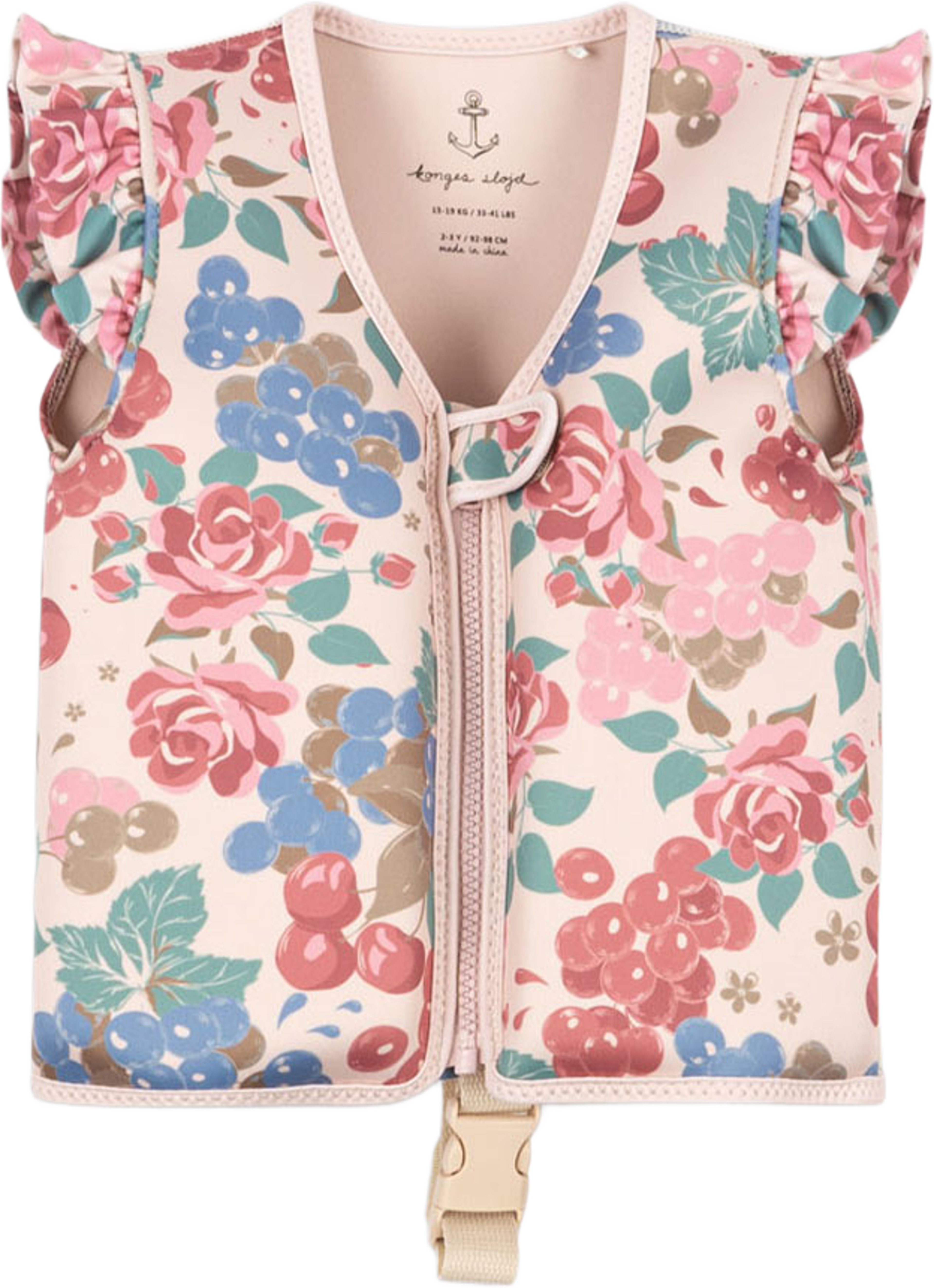 AVERY SWIM VEST, från Konges Sløjd, i färgen Bloomiegrape. Klicka för att öppna bilden i stort format