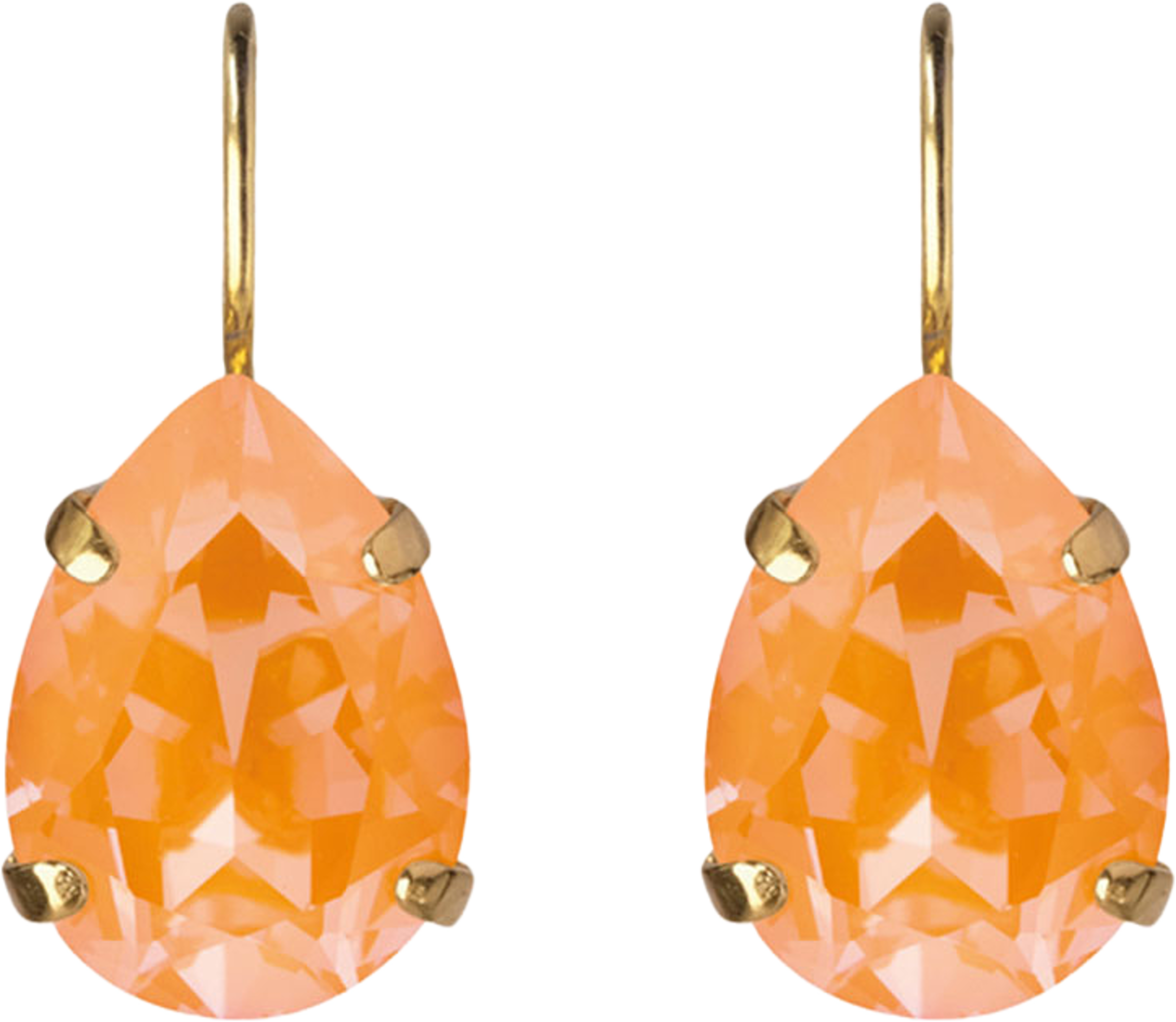 MINI DROP CLASP EARRINGS, från Caroline Svedbom, i färgen Gold. Klicka för att öppna bilden i stort format