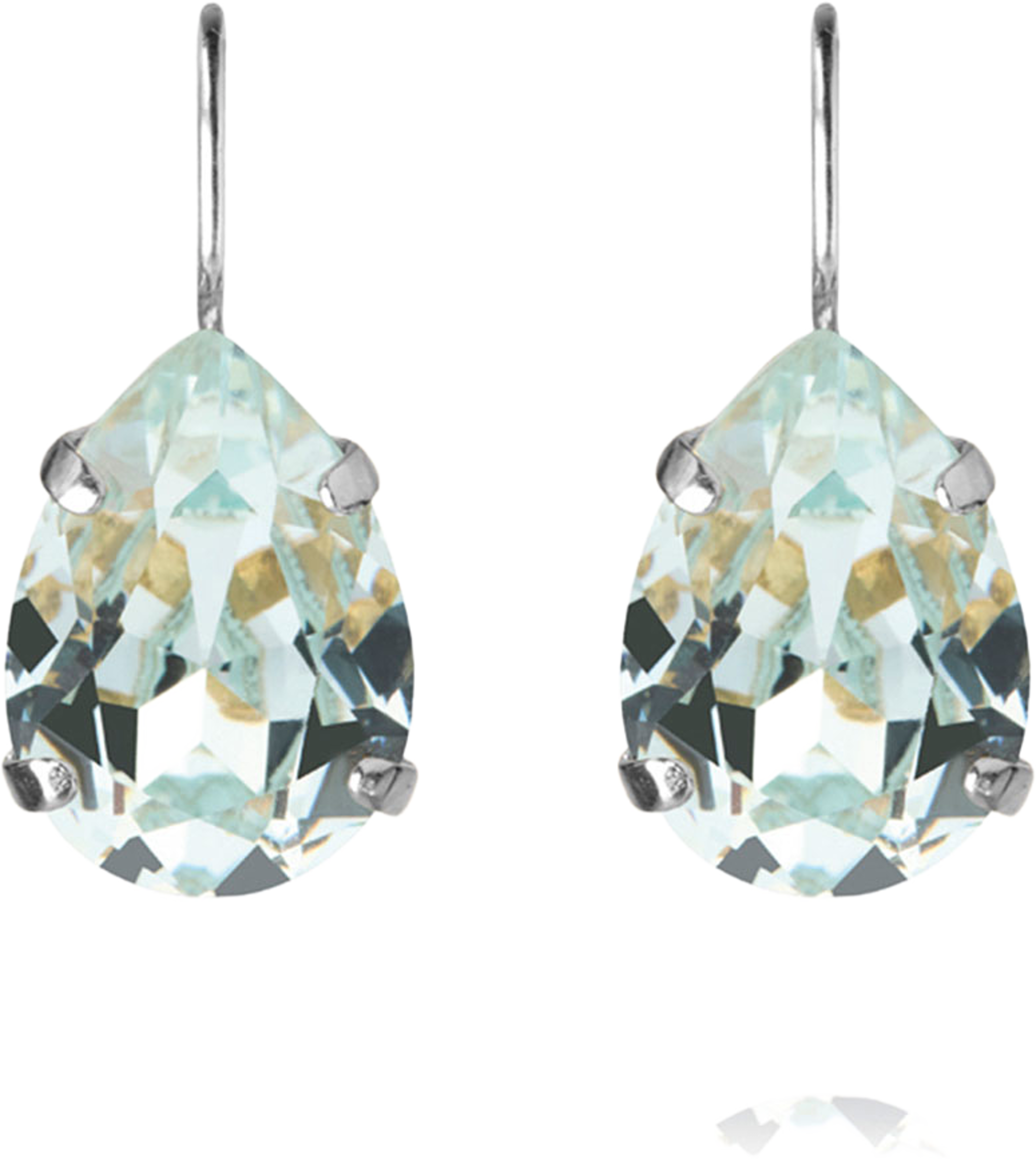 MINI DROP CLASP EARRINGS, från Caroline Svedbom, i färgen Rhodium. Klicka för att öppna bilden i stort format