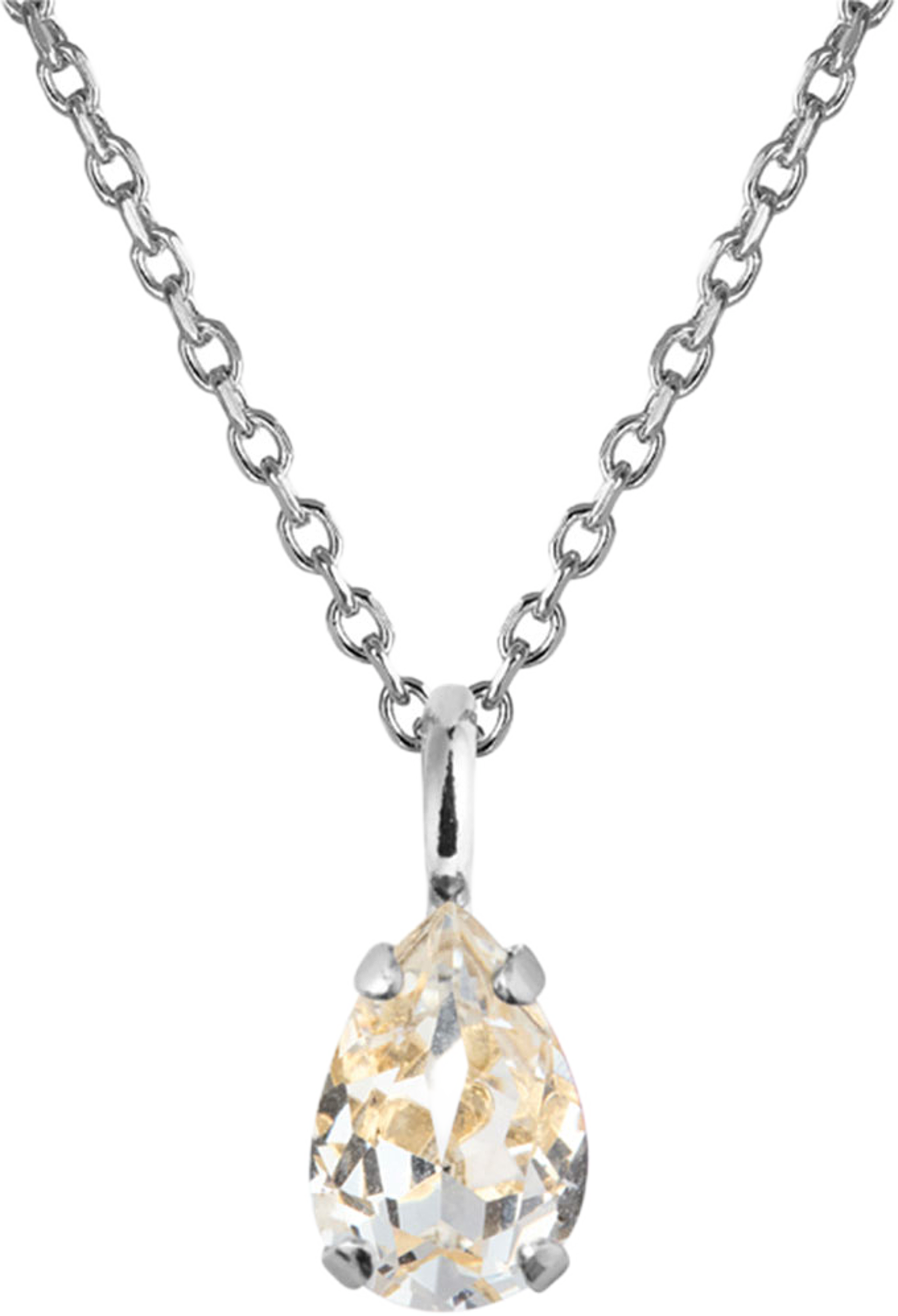 AMELIA NECKLACE, från Caroline Svedbom, i färgen Rhodium. Klicka för att öppna bilden i stort format