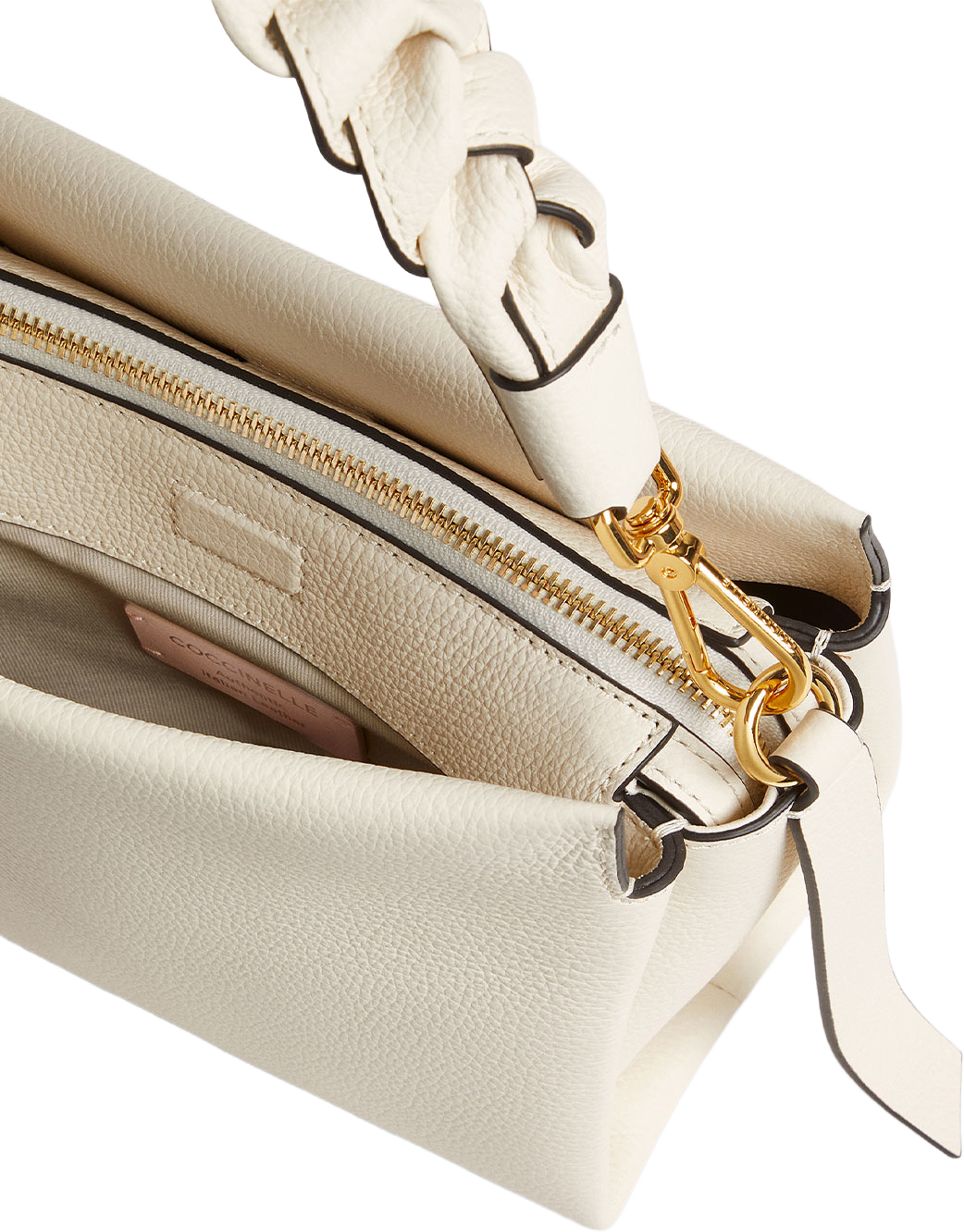 Mini Boheme Grana Double, från Coccinelle, i färgen Pearl/Cognac. Klicka för att öppna bilden i stort format