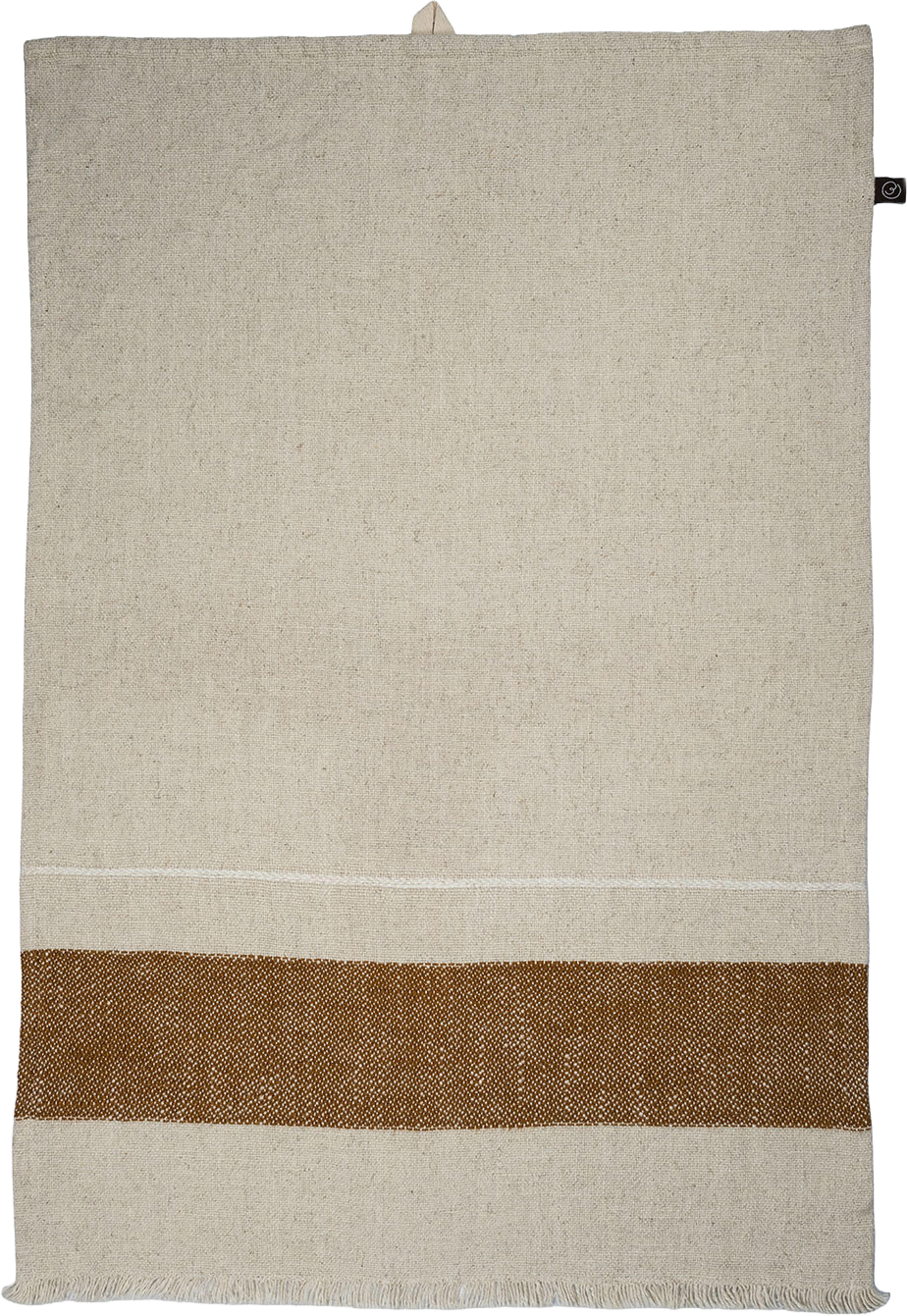 Kökshandduk, från ERNST, i färgen Natur/Kola/Vit. Klicka för att öppna bilden i stort format