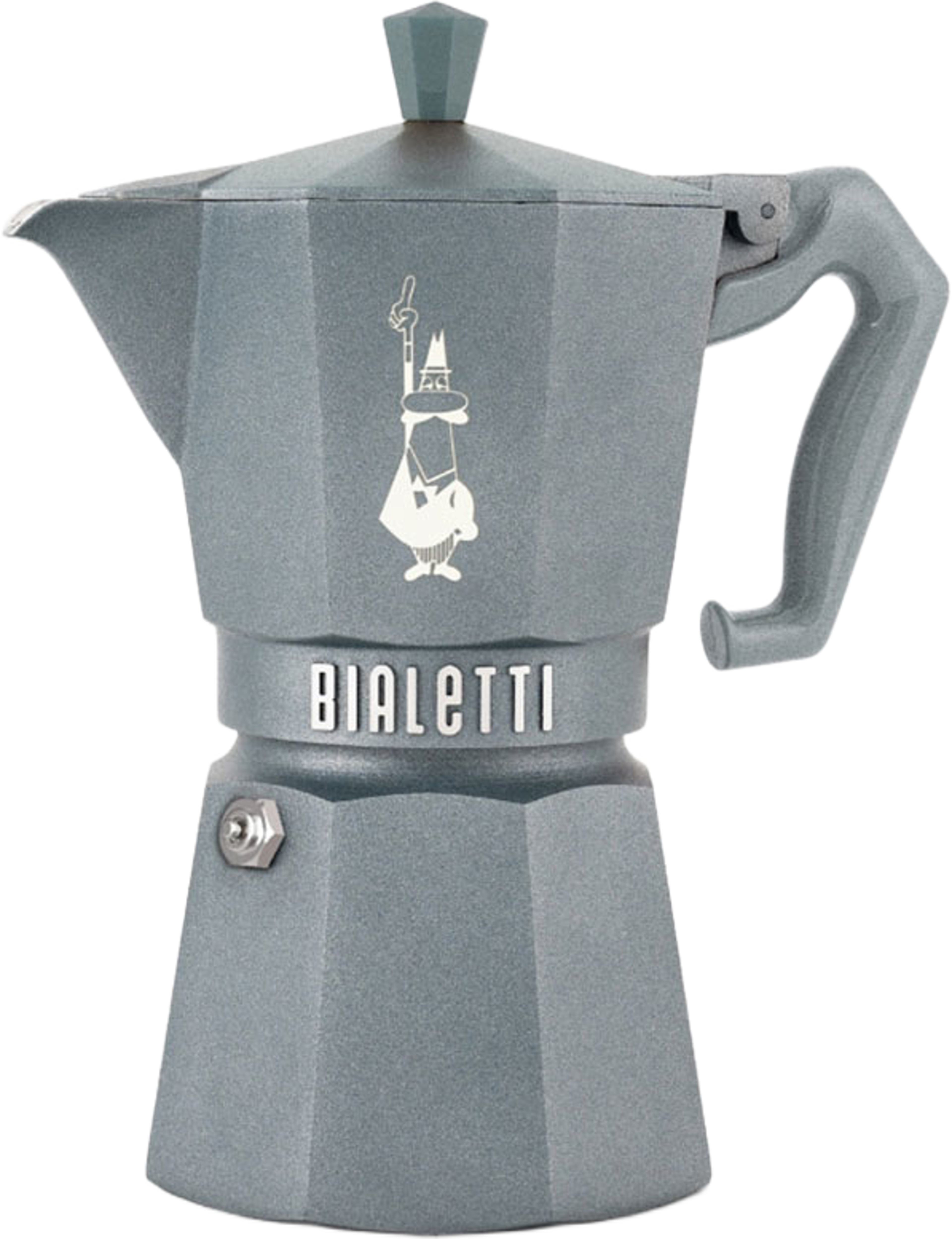 Kokare 6 kopp MOKA EXCLUSIVE INDUCTION Grå BIALETTI®, från Bialetti, i färgen Silver Grey. Klicka för att öppna bilden i stort format