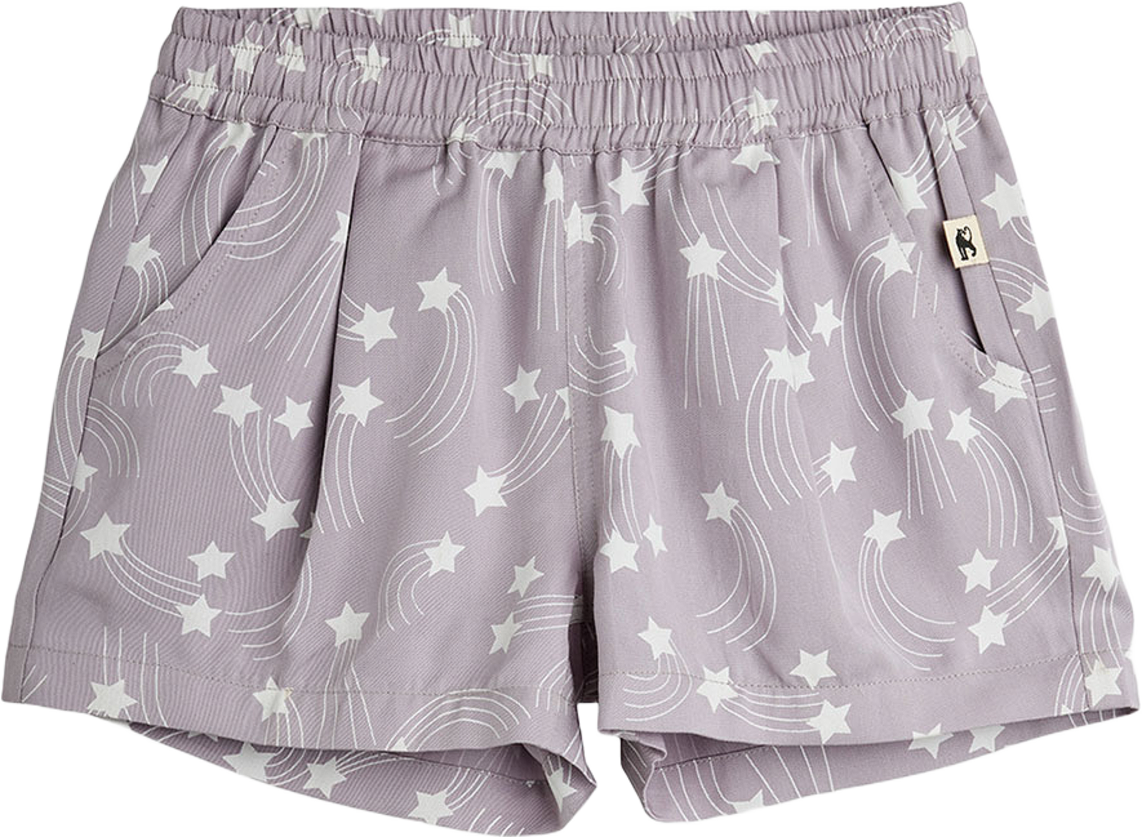 Starfall Vävda Shorts, från Mini Rodini, i färgen Purple. Klicka för att öppna bilden i stort format