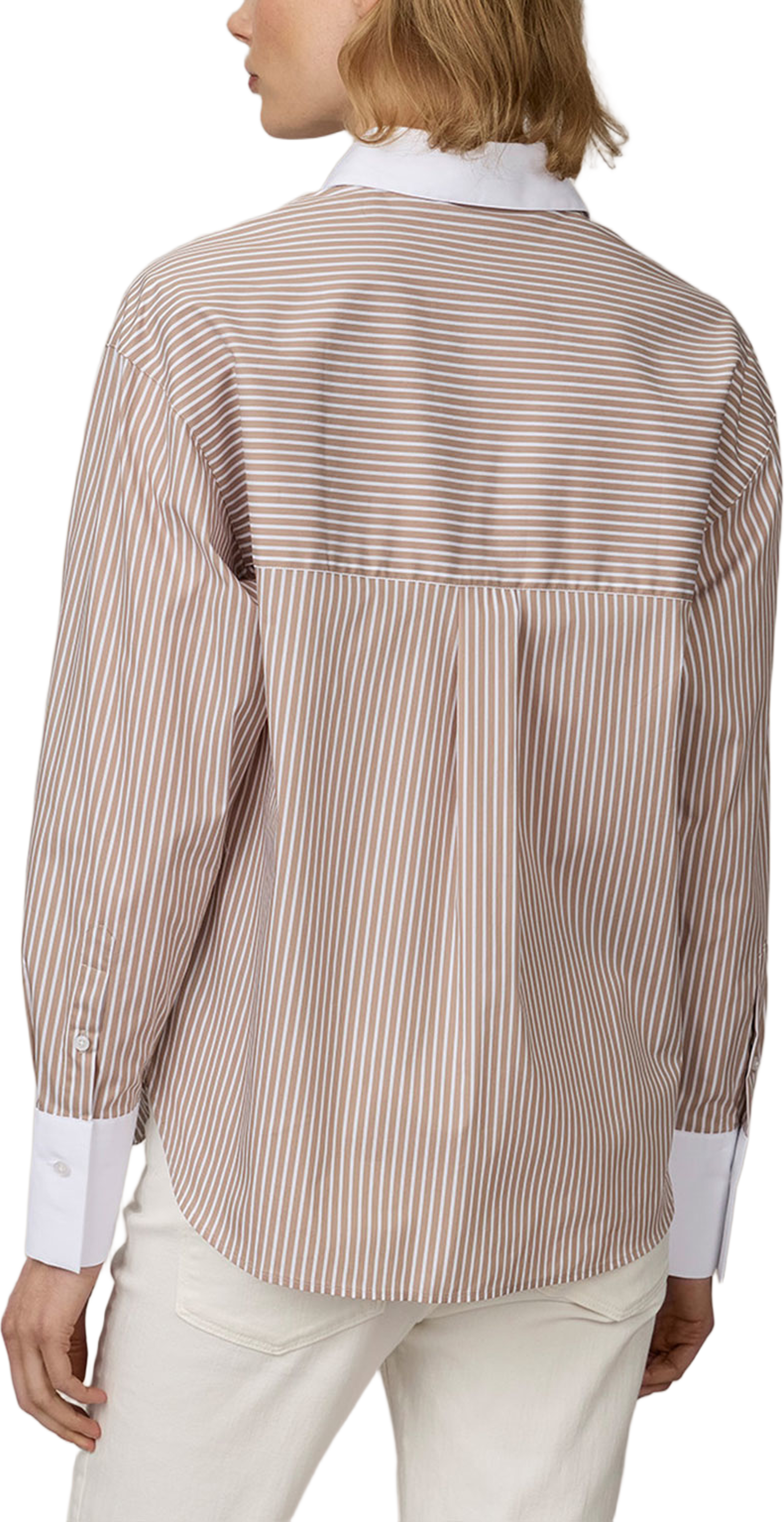 Skjorta Mireya Savona Stretch, från The Shirt Factory, i färgen Beige. Klicka för att öppna bilden i stort format