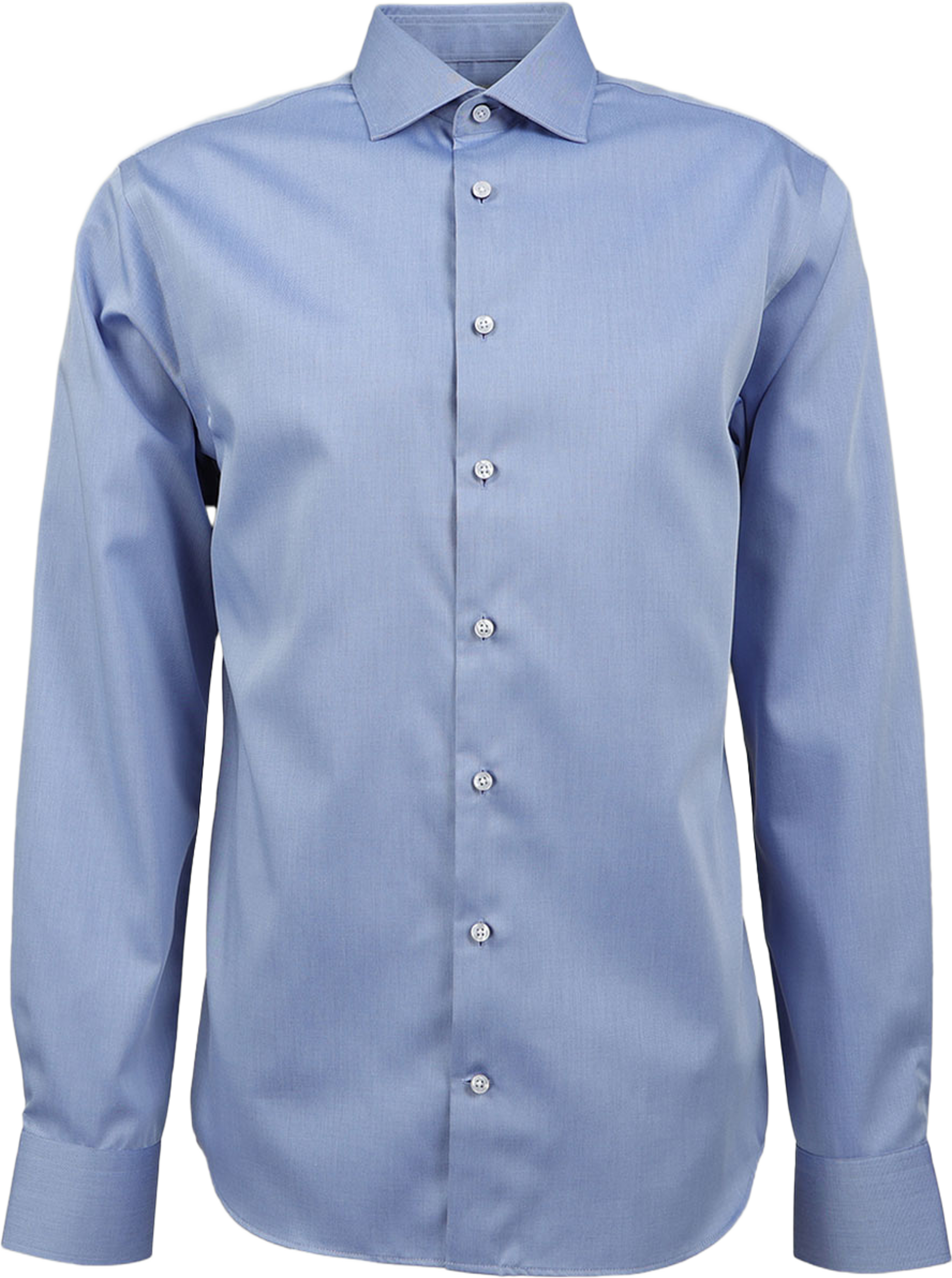 Skjorta Hudson Twill, från The Shirt Factory, i färgen Blue. Klicka för att öppna bilden i stort format