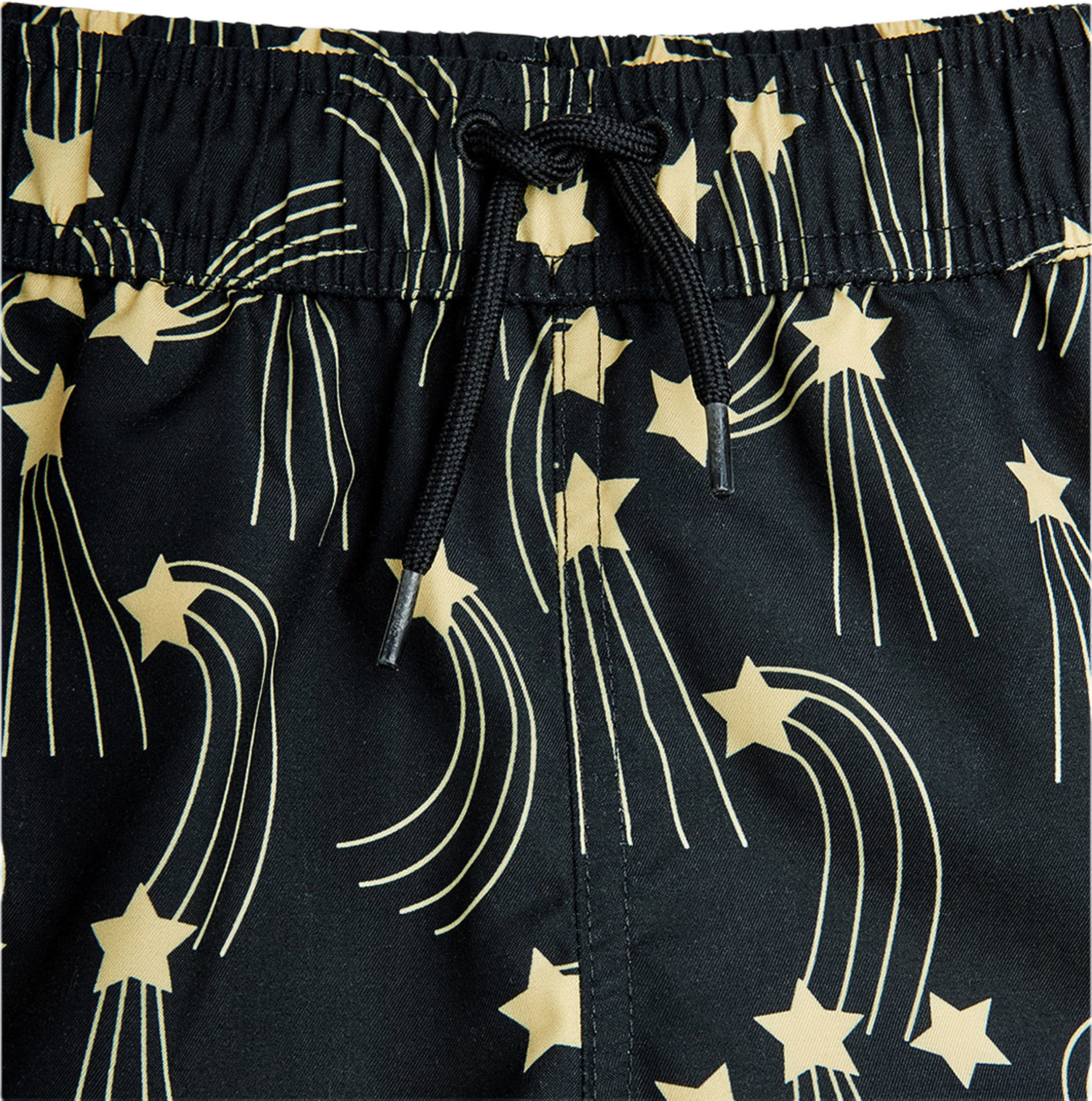 Starfall Swim Shorts, från Mini Rodini, i färgen Black. Klicka för att öppna bilden i stort format