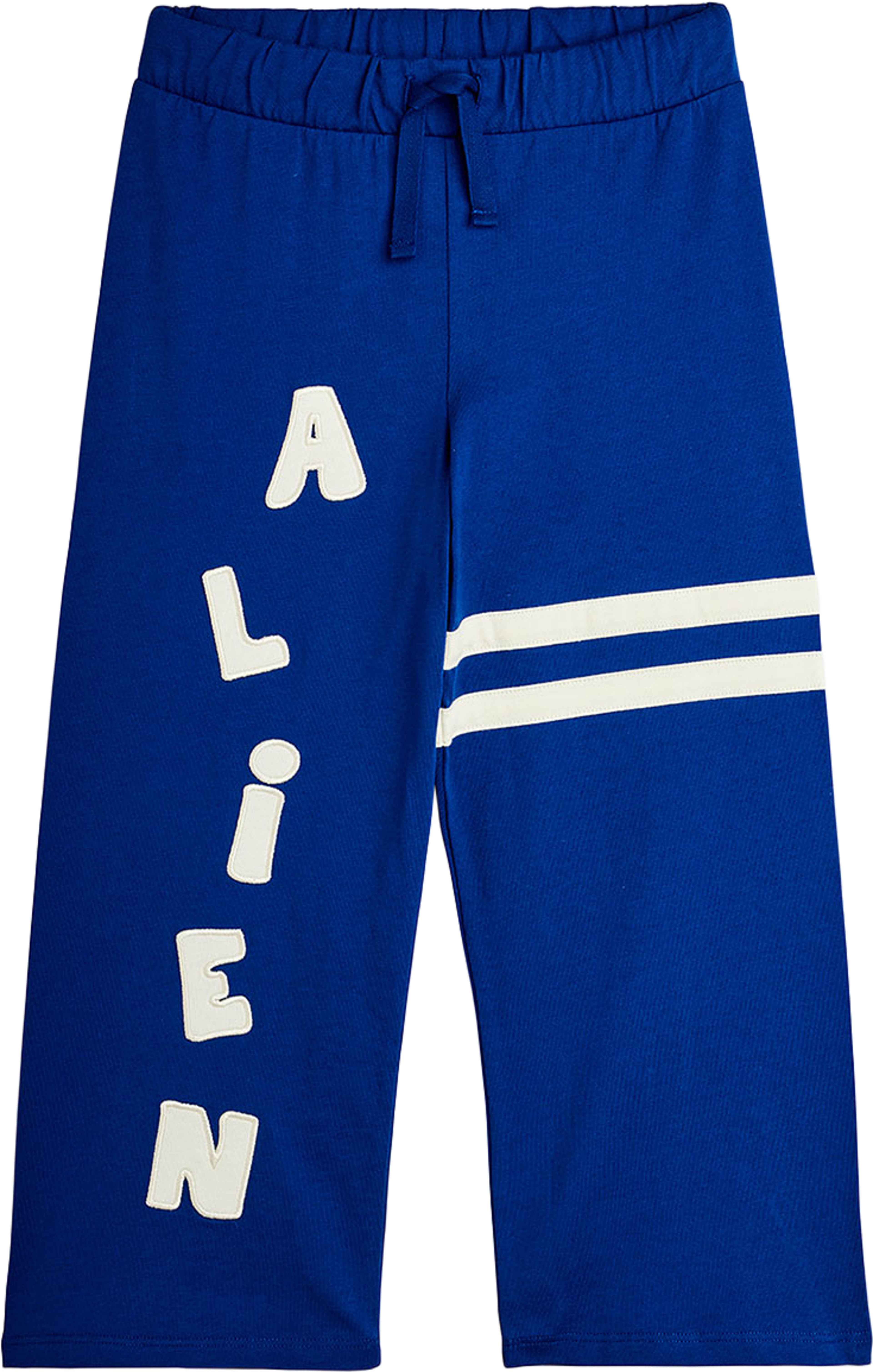 Alien Application Trousers, från Mini Rodini, i färgen Blue. Klicka för att öppna bilden i stort format