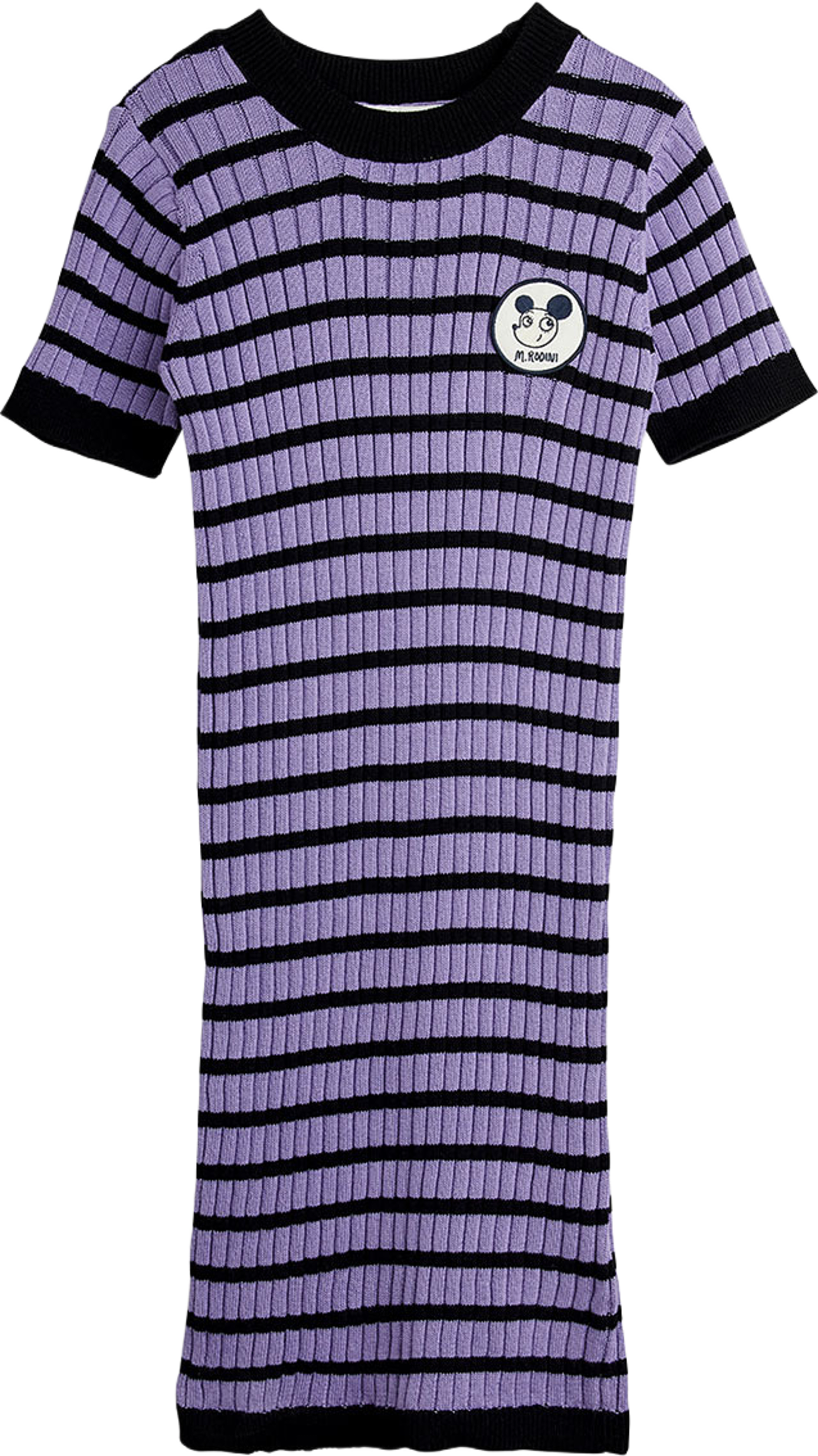 Ritzratz Stripe Dress, från Mini Rodini, i färgen Purple. Klicka för att öppna bilden i stort format