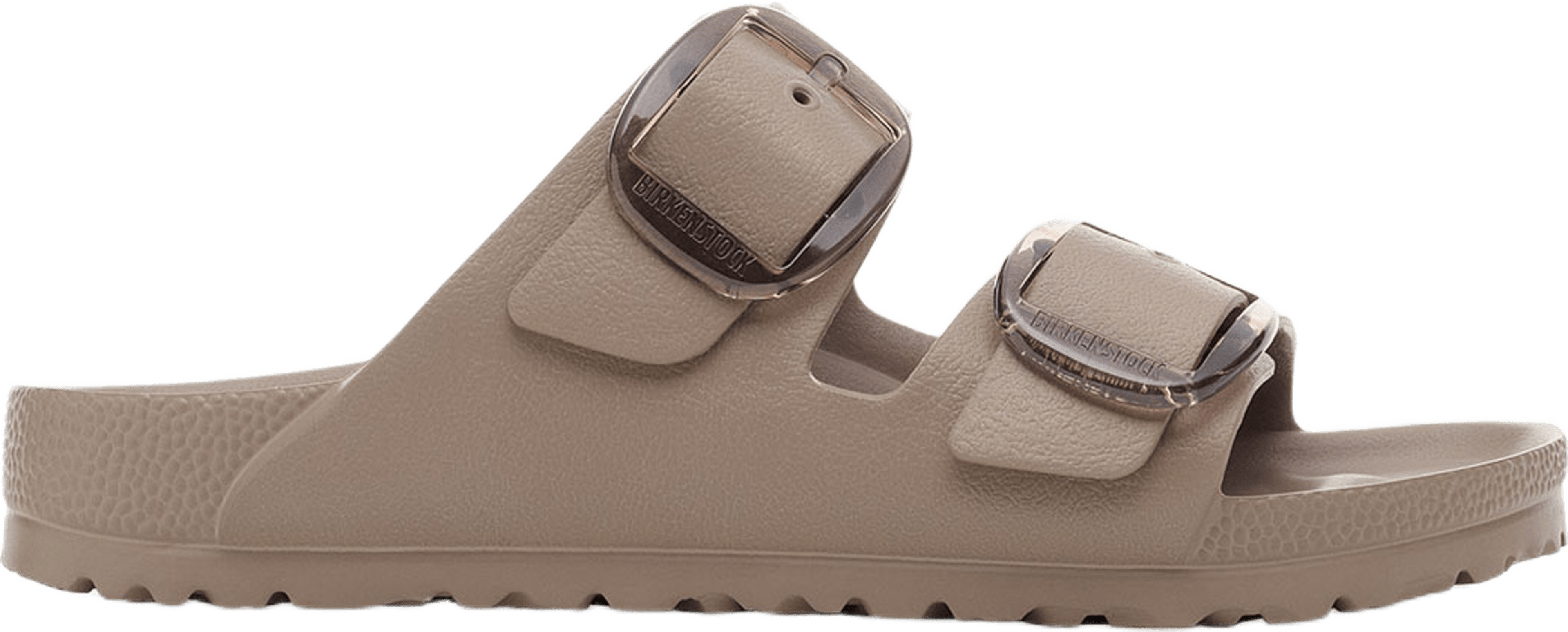 Arizona Big Buckle EVA, från Birkenstock, i färgen Gray Taupe. Klicka för att öppna bilden i stort format