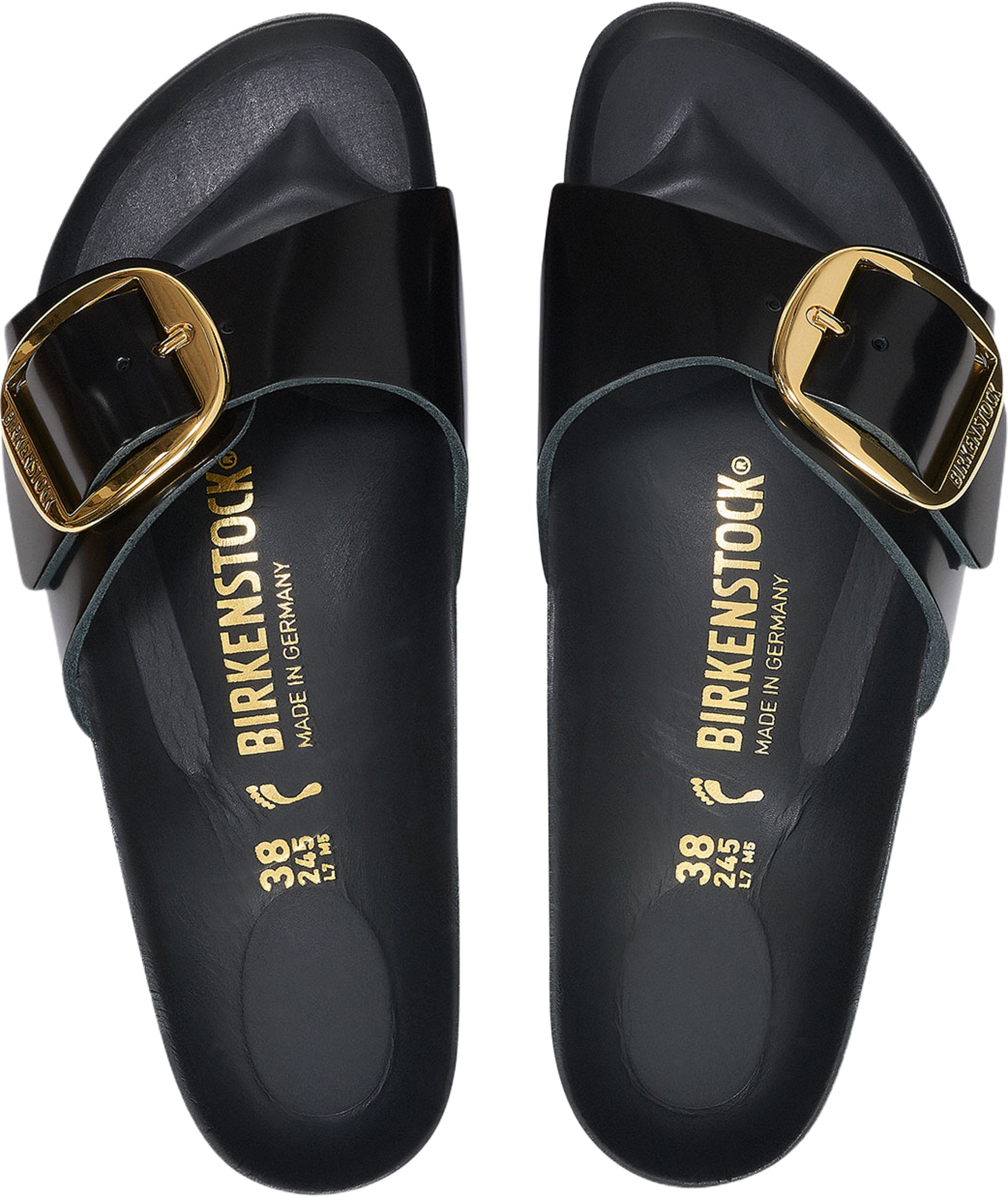 Madrid BB LENA High Shine, från Birkenstock, i färgen High-shine Black. Klicka för att öppna bilden i stort format