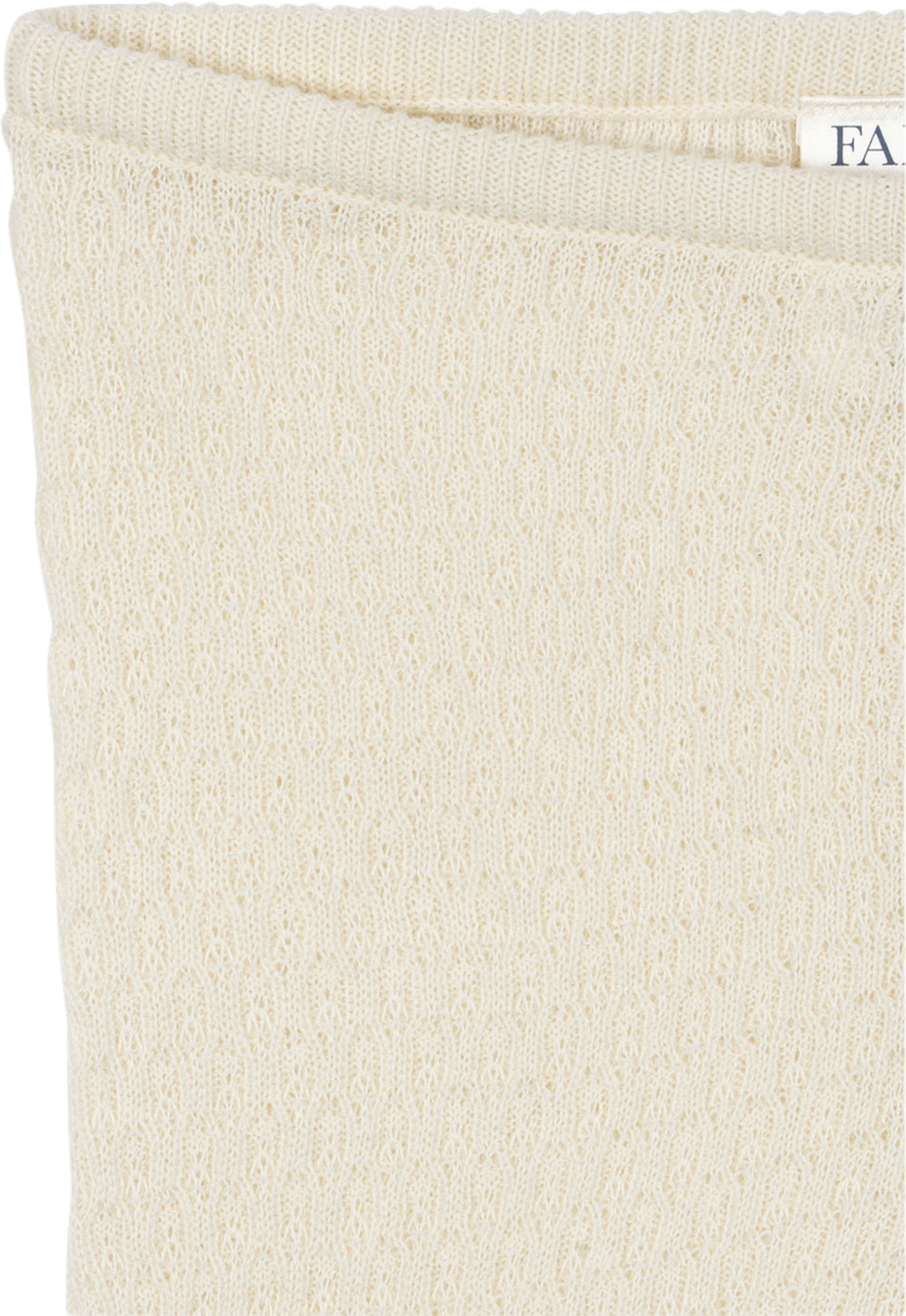 Venti Pointelle Pants Gots, från Fanga Fontana, i färgen Antique White. Klicka för att öppna bilden i stort format