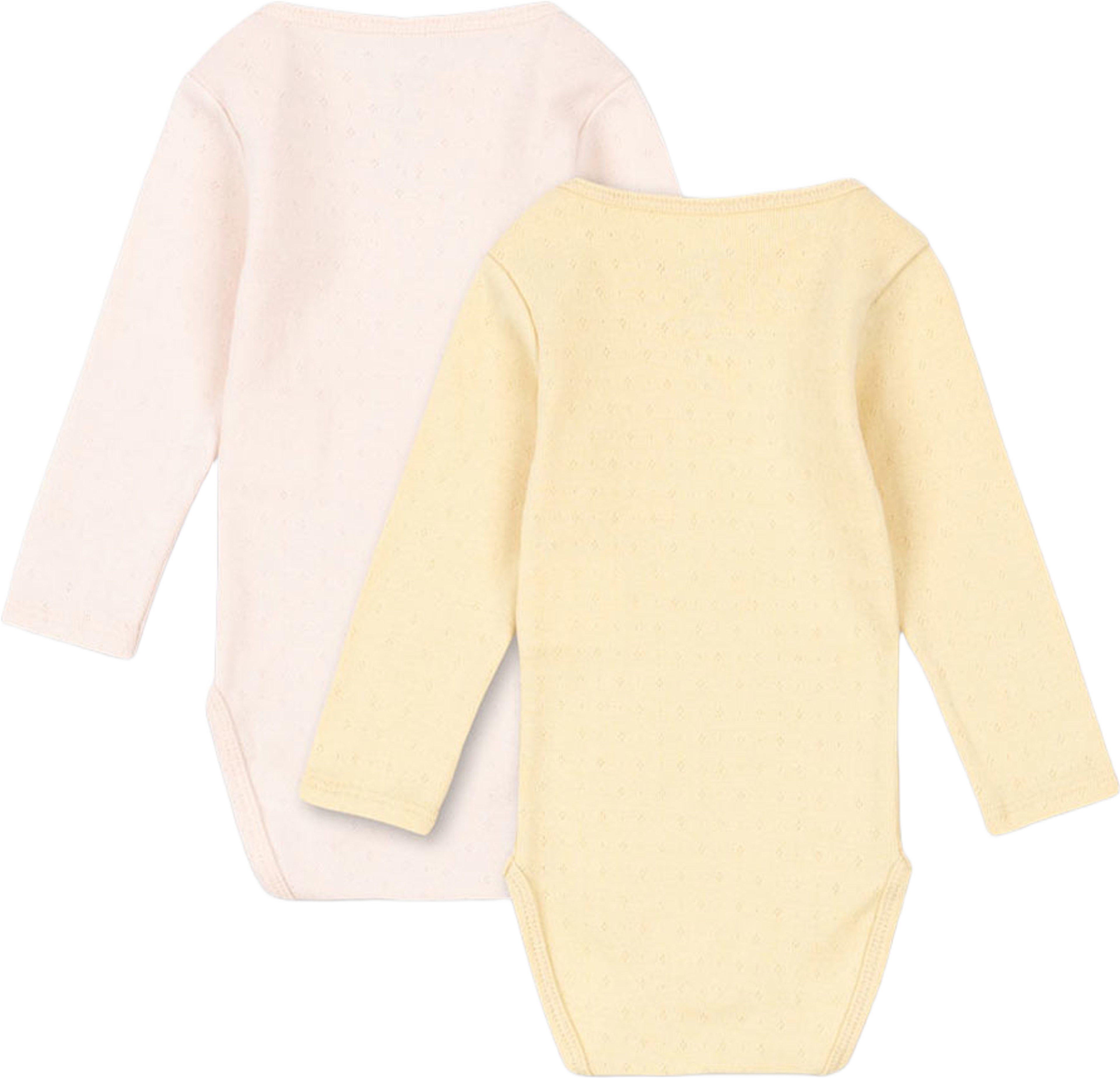 Perla 2 Pack Ls Body Ocs, från Fanga Fontana, i färgen Banana Crepe/Creole Pink. Klicka för att öppna bilden i stort format