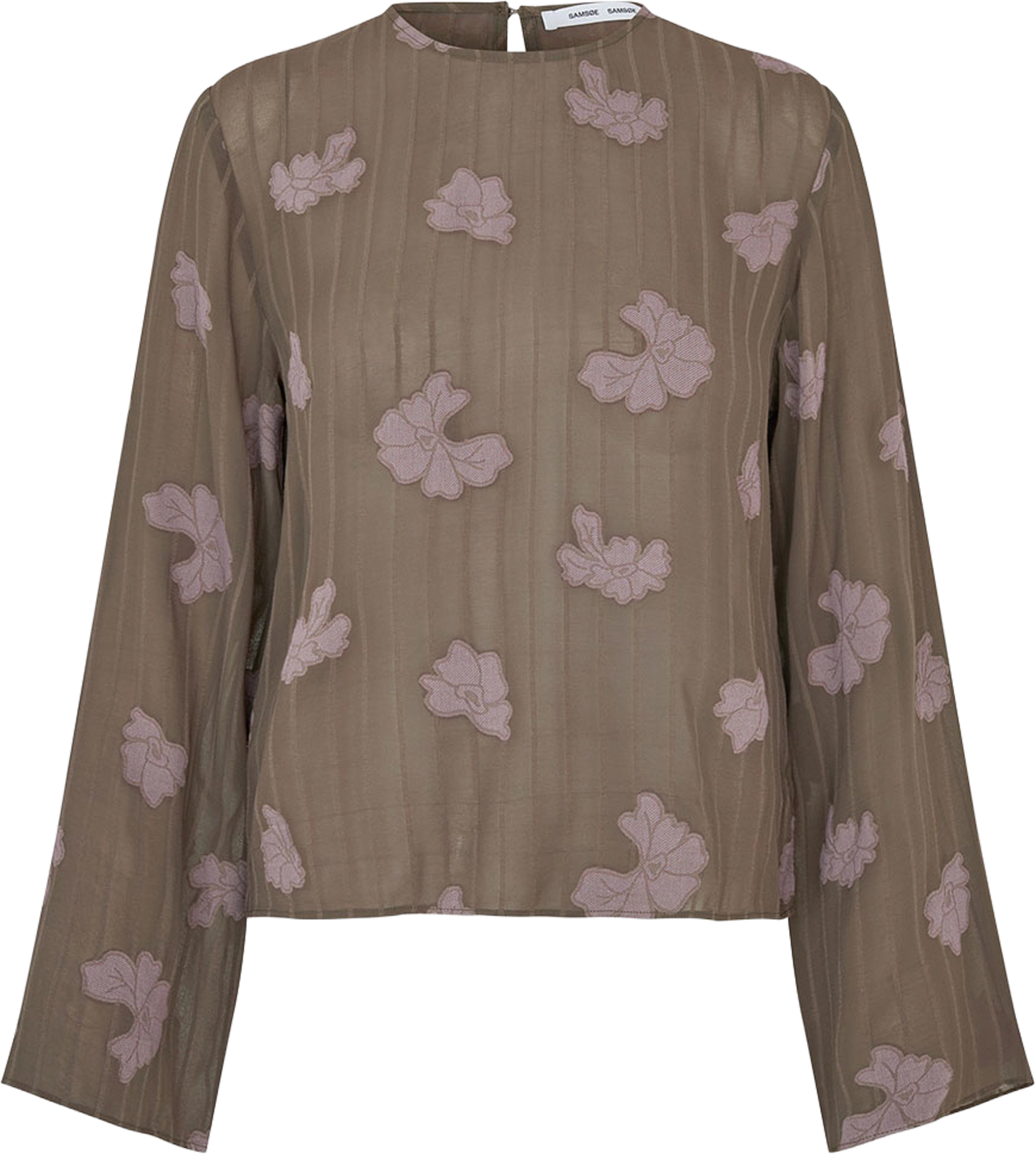 Samadda blouse 15935, från SAMSOE SAMSOE, i färgen Major Brown. Klicka för att öppna bilden i stort format