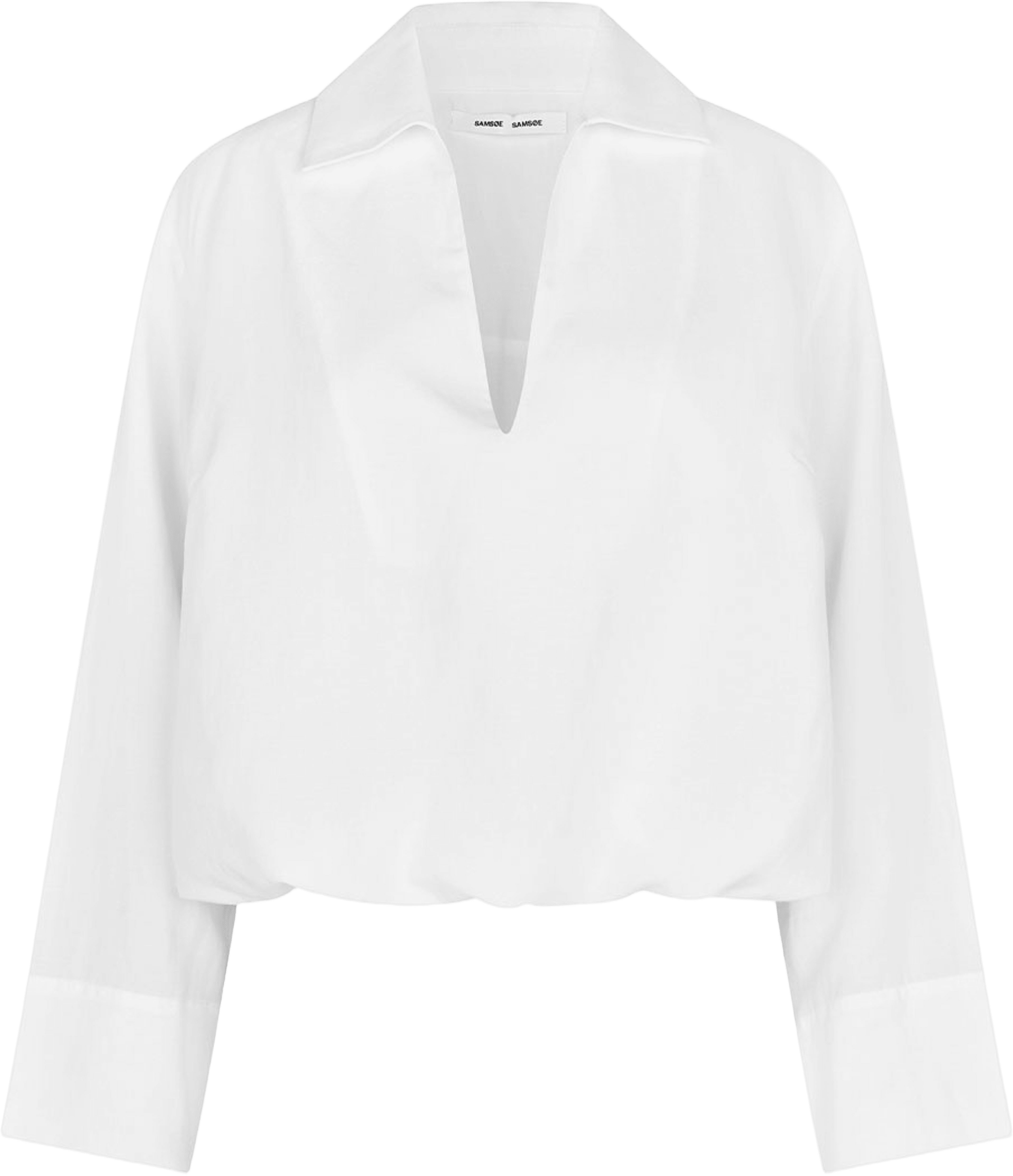 Sadaphne shirt 15262, från SAMSOE SAMSOE, i färgen White. Klicka för att öppna bilden i stort format