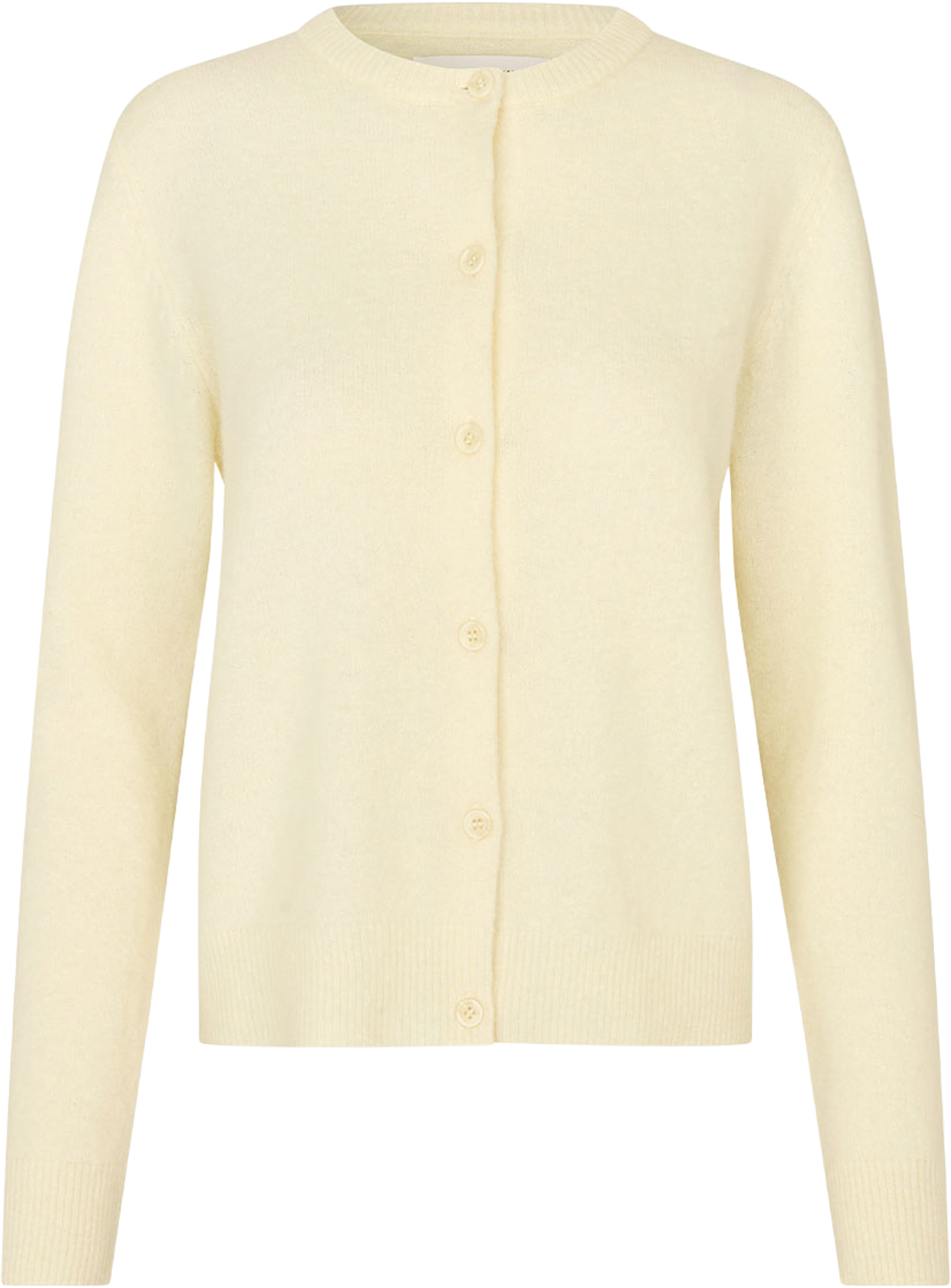 Nor short cardigan 7355, från SAMSOE SAMSOE, i färgen Ethereal Green. Klicka för att öppna bilden i stort format