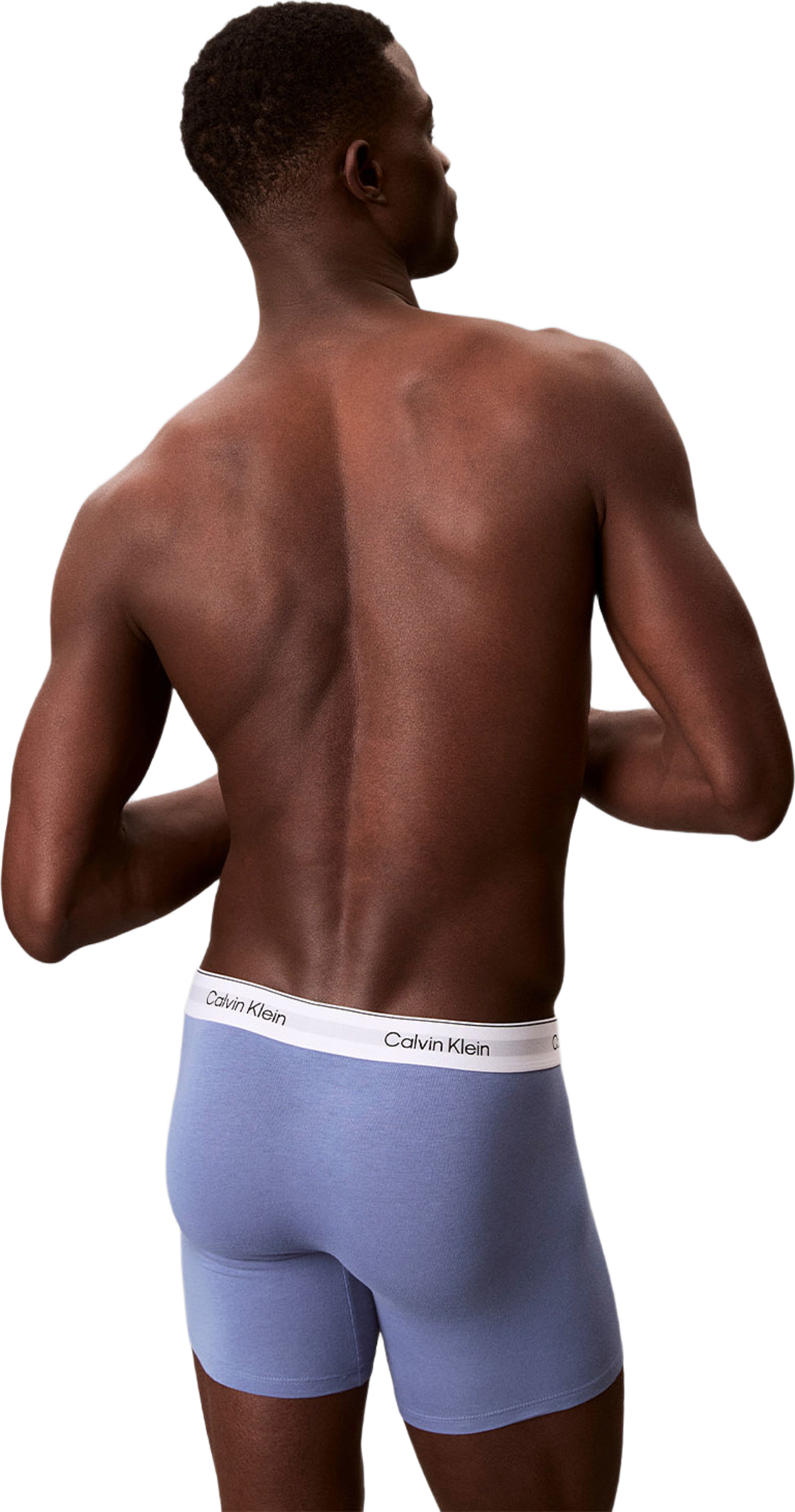 Boxer Brief 3-Pack, från Calvin Klein, i färgen White/Blue Tulip/Turbulence. Klicka för att öppna bilden i stort format