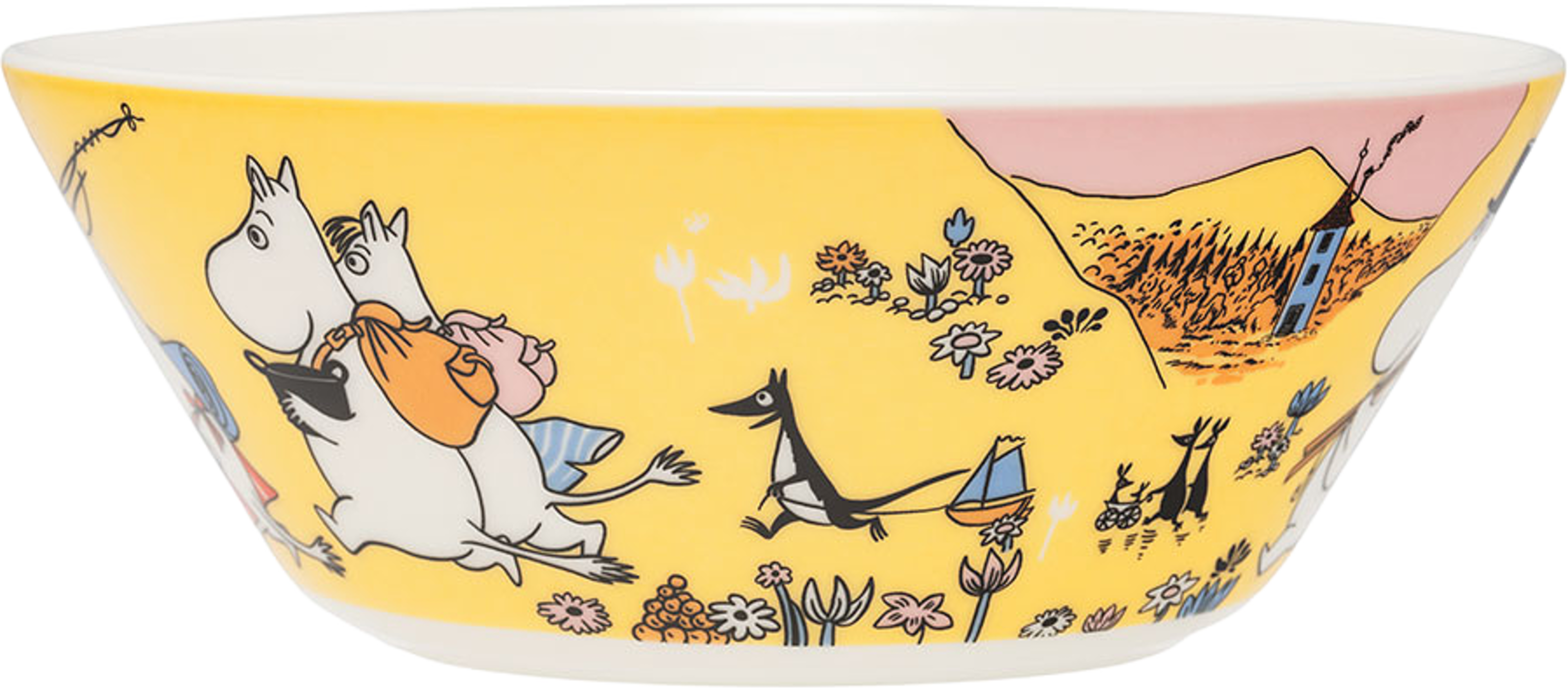 Mumin skål 15cm Familjemys, från Arabia, i färgen Flerfärgad. Klicka för att öppna bilden i stort format